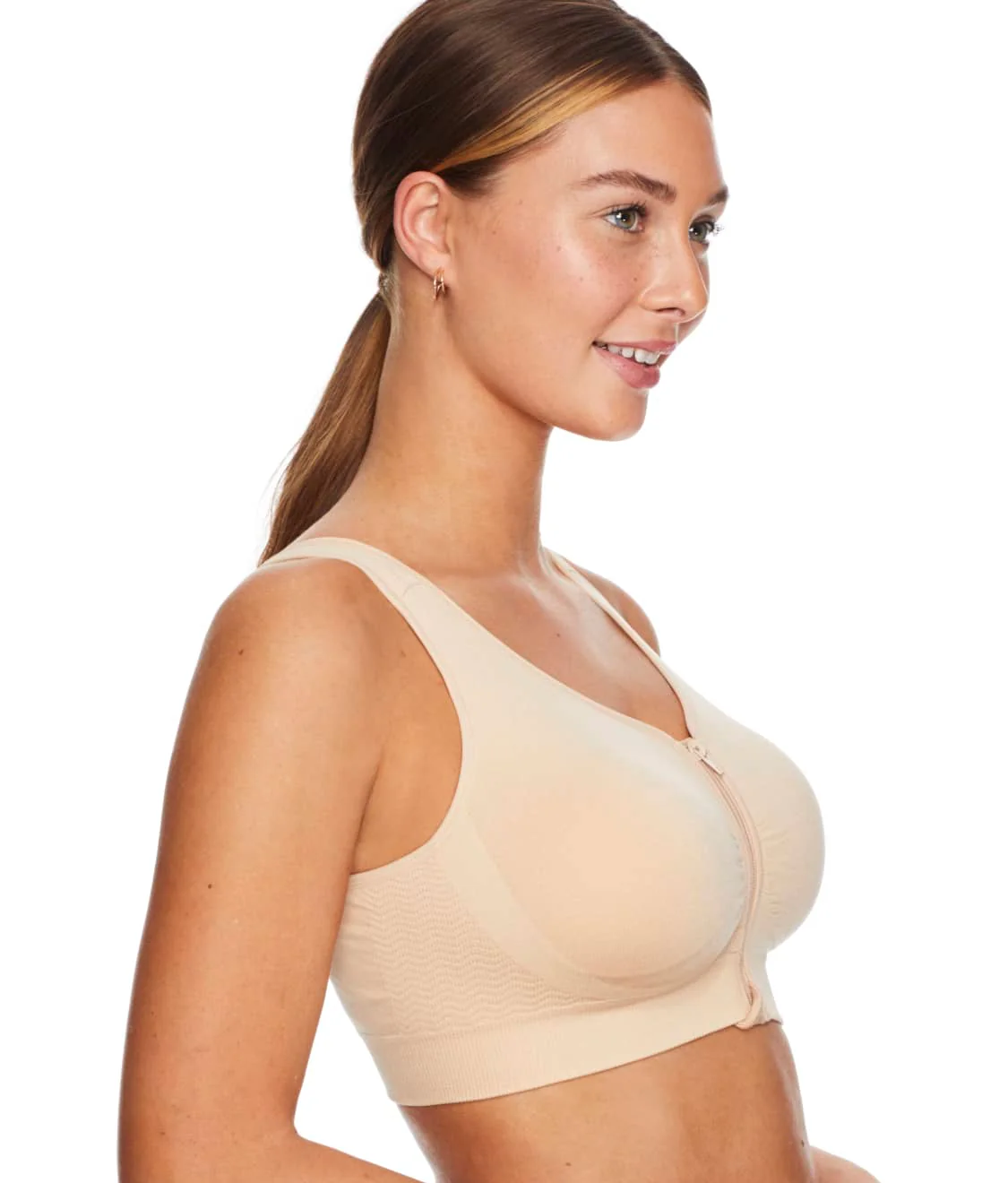 Lynn Front-Close Wire-Free Bra - Image 9