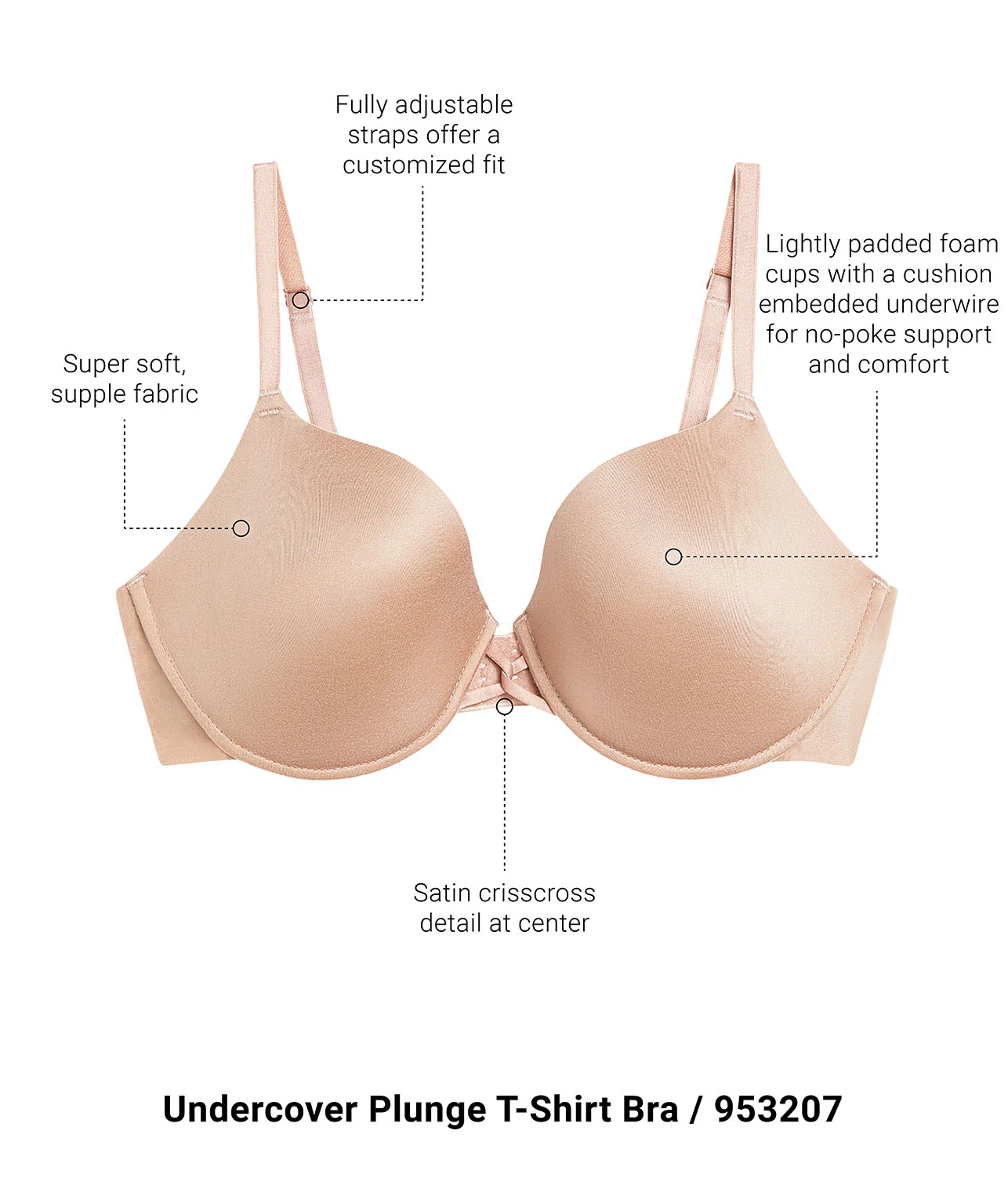 Undercover Plunge T-Shirt Bra - Image 13