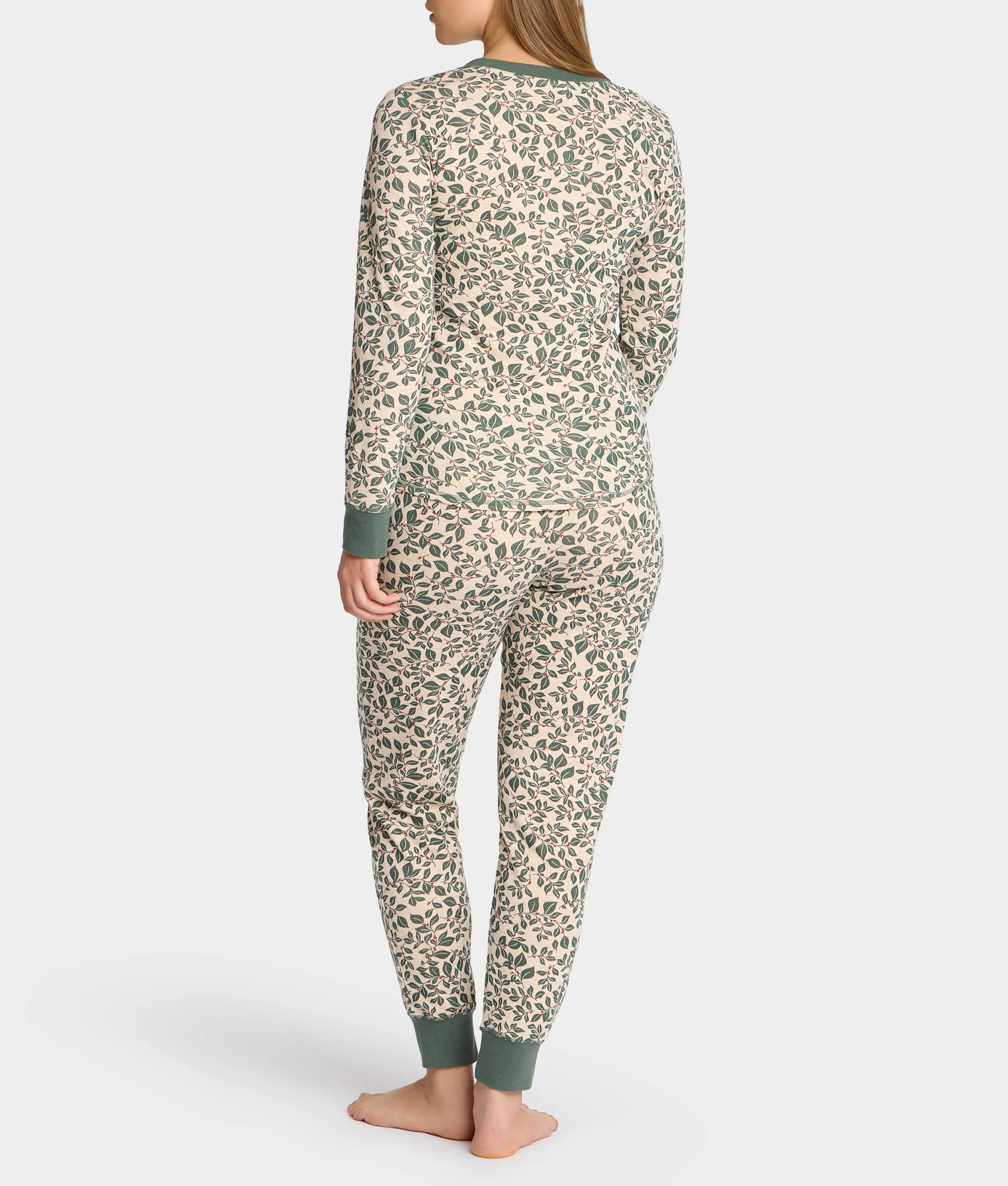 Her Stripe Henley PJ Set - Image 3