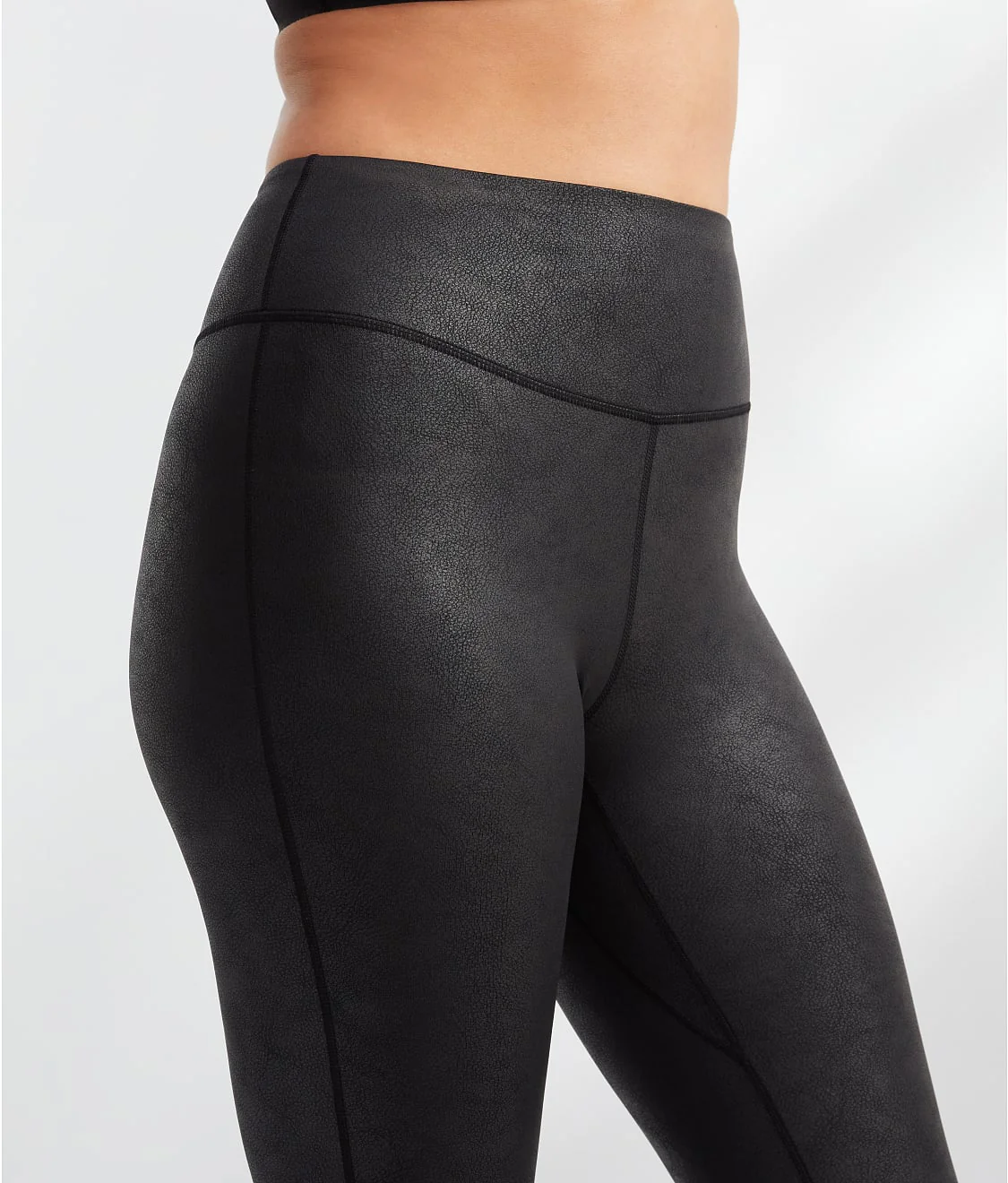 The Faux Leather High-Waist Leggings - Image 9