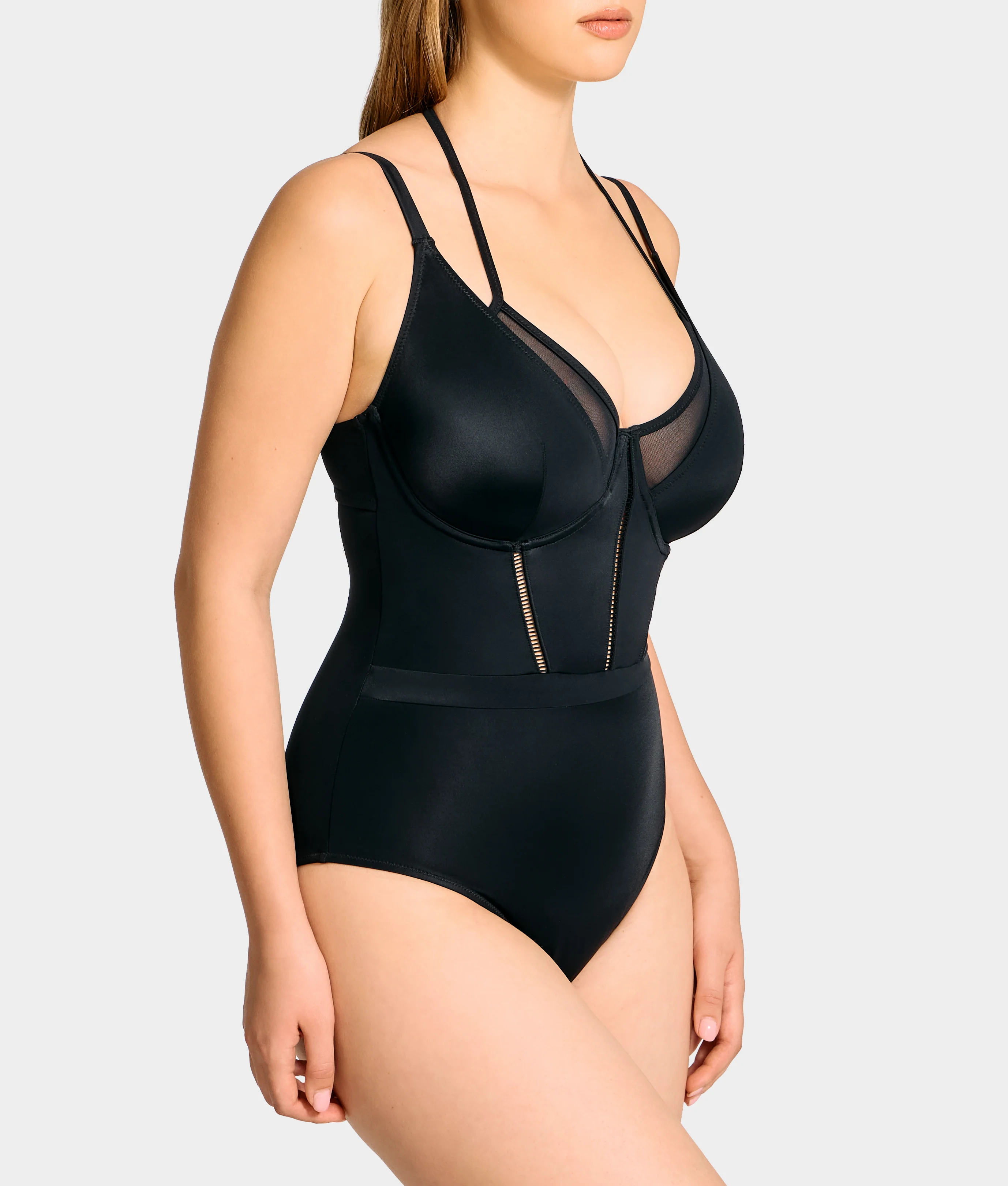 The Slimming Underwire One-Piece Swimsuit - Image 3