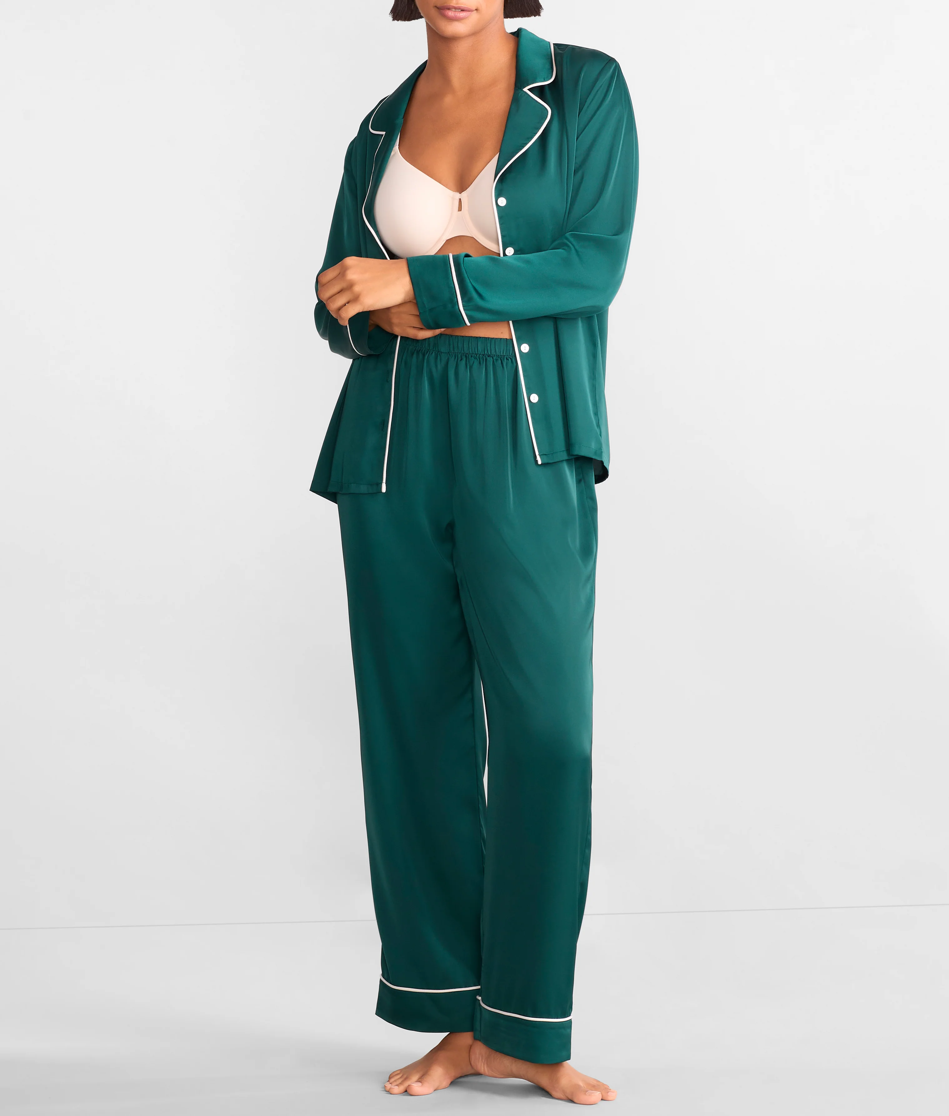 The Washed Satin Pajama Set - Image 27