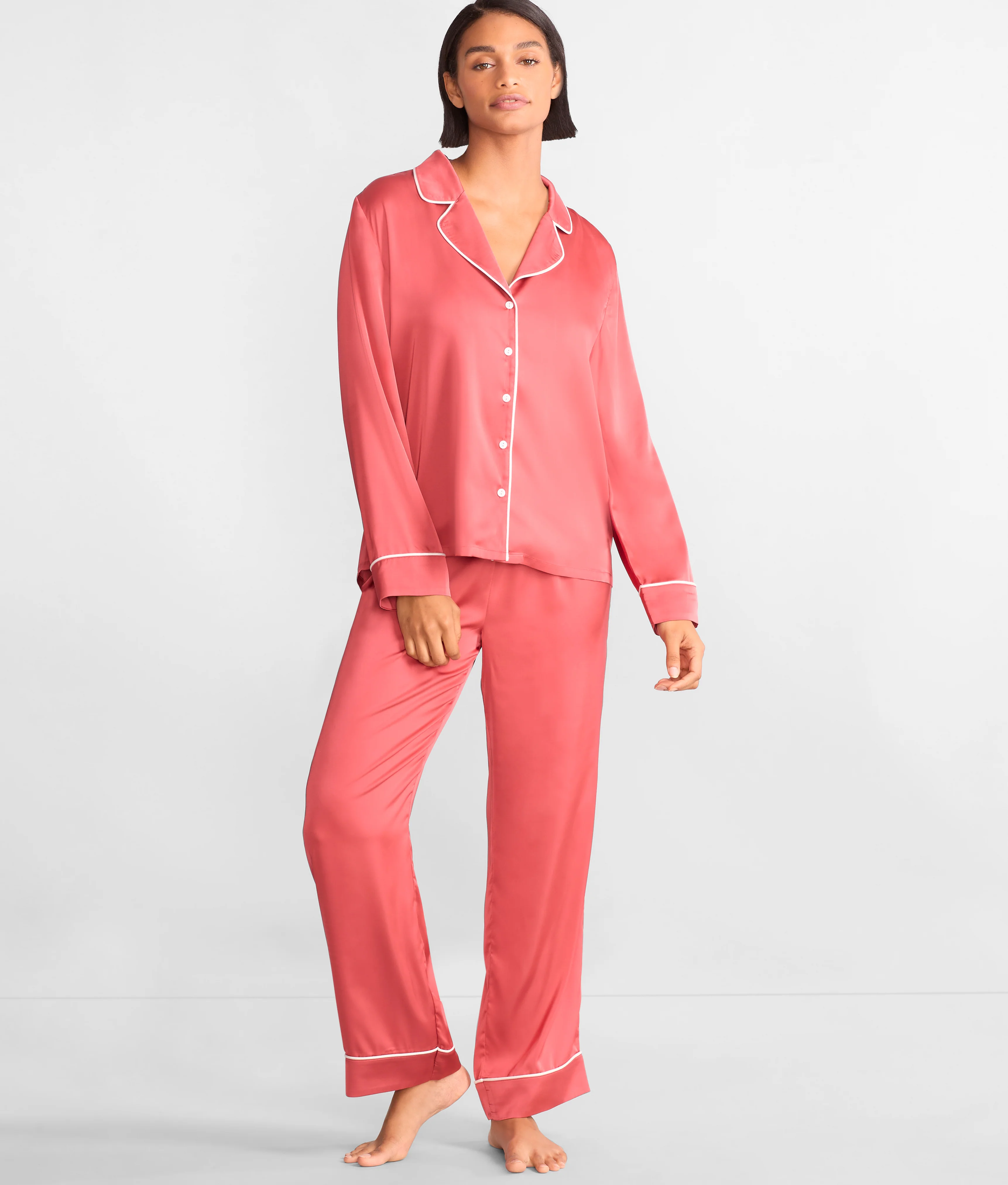 The Washed Satin Pajama Set - Image 29
