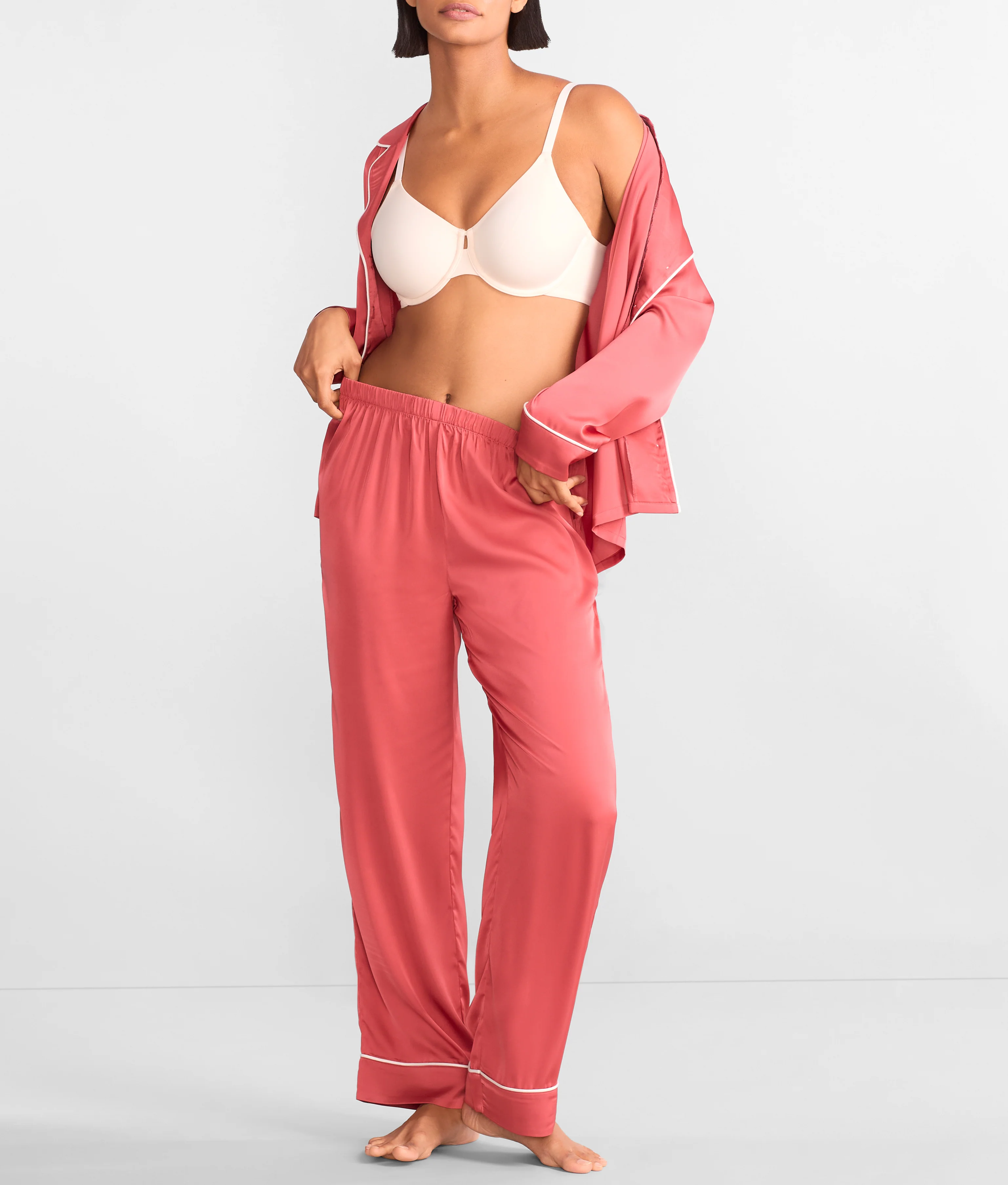 The Washed Satin Pajama Set - Image 30