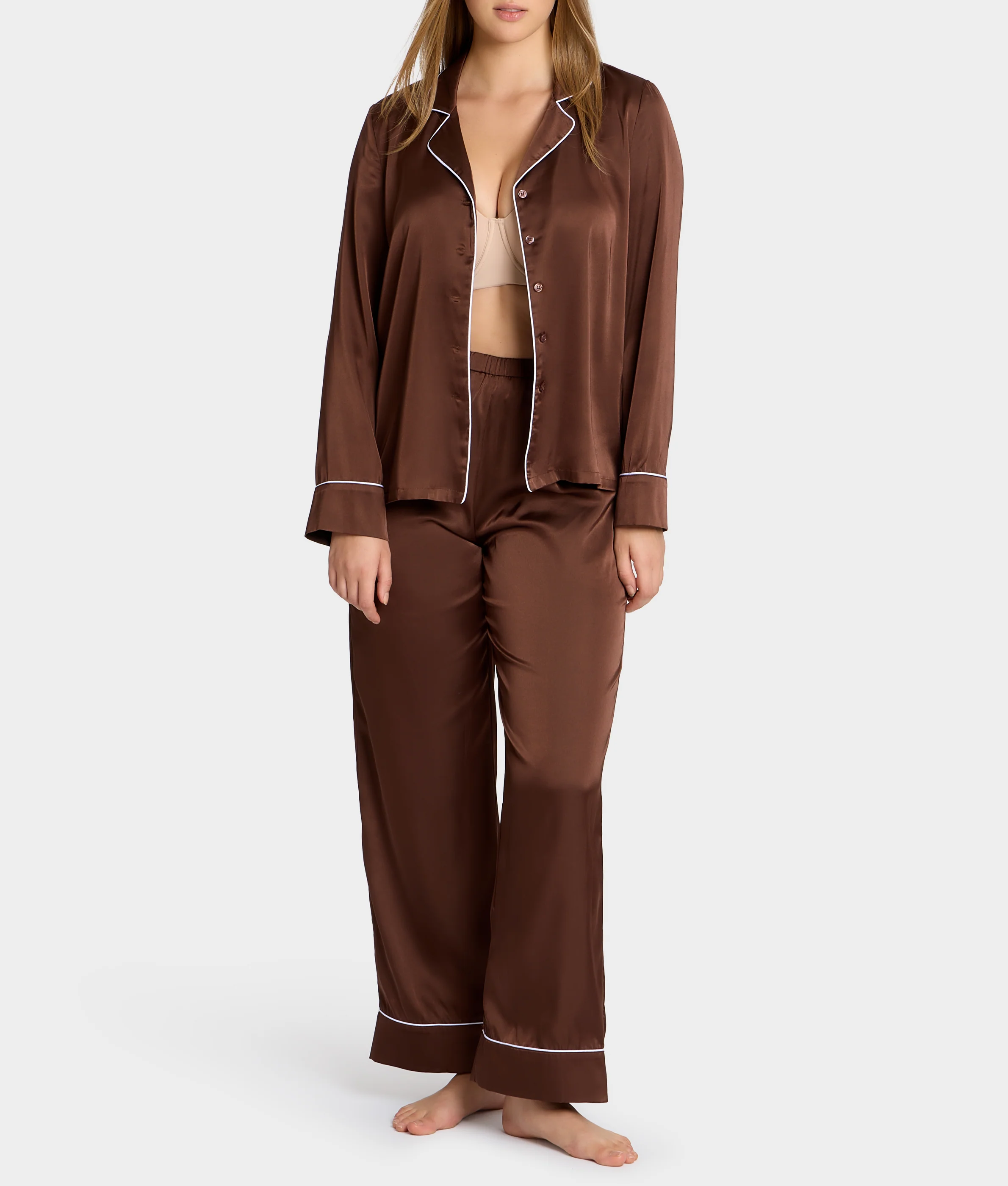 The Washed Satin Pajama Set - Image 33