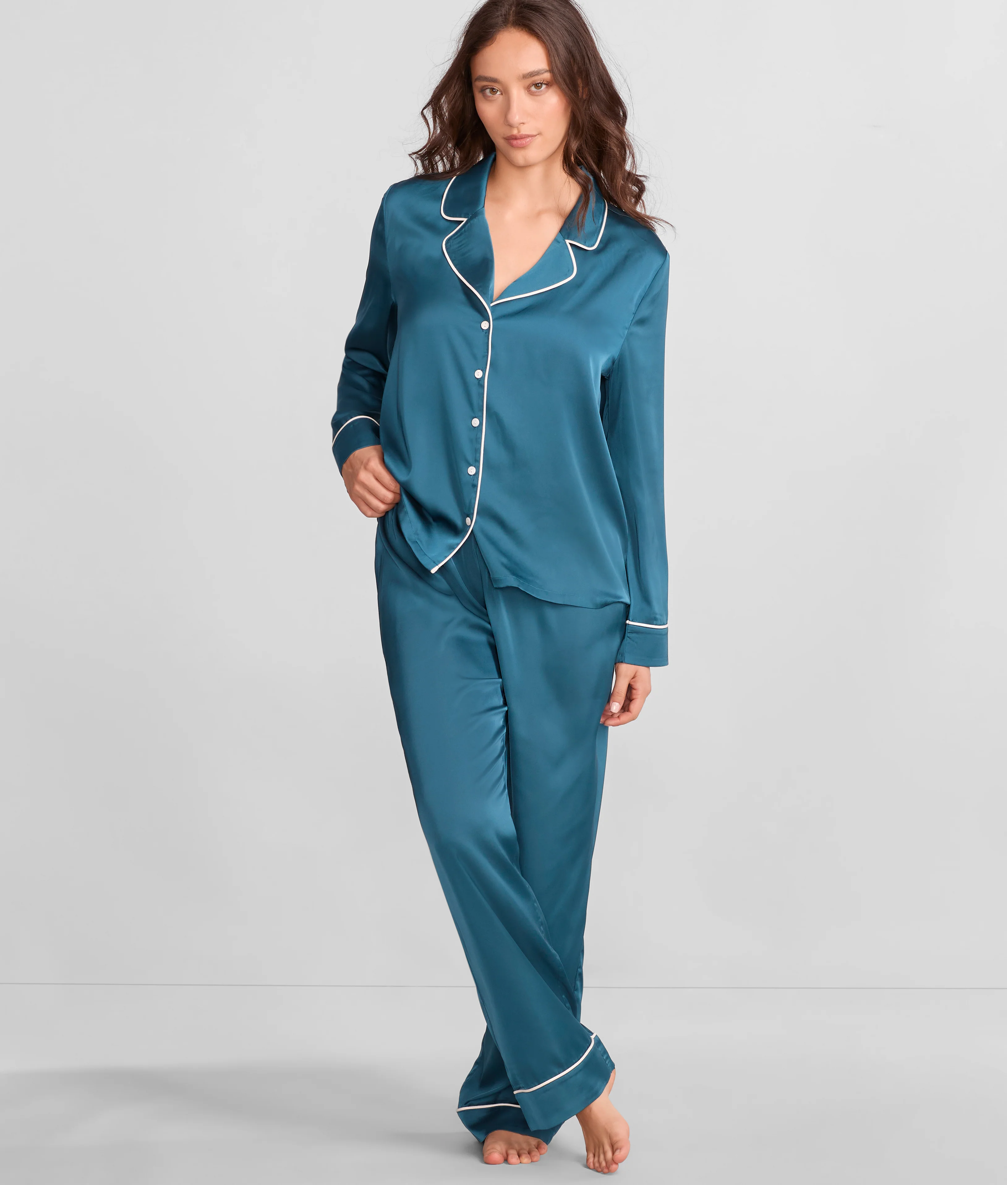 The Washed Satin Pajama Set - Image 4