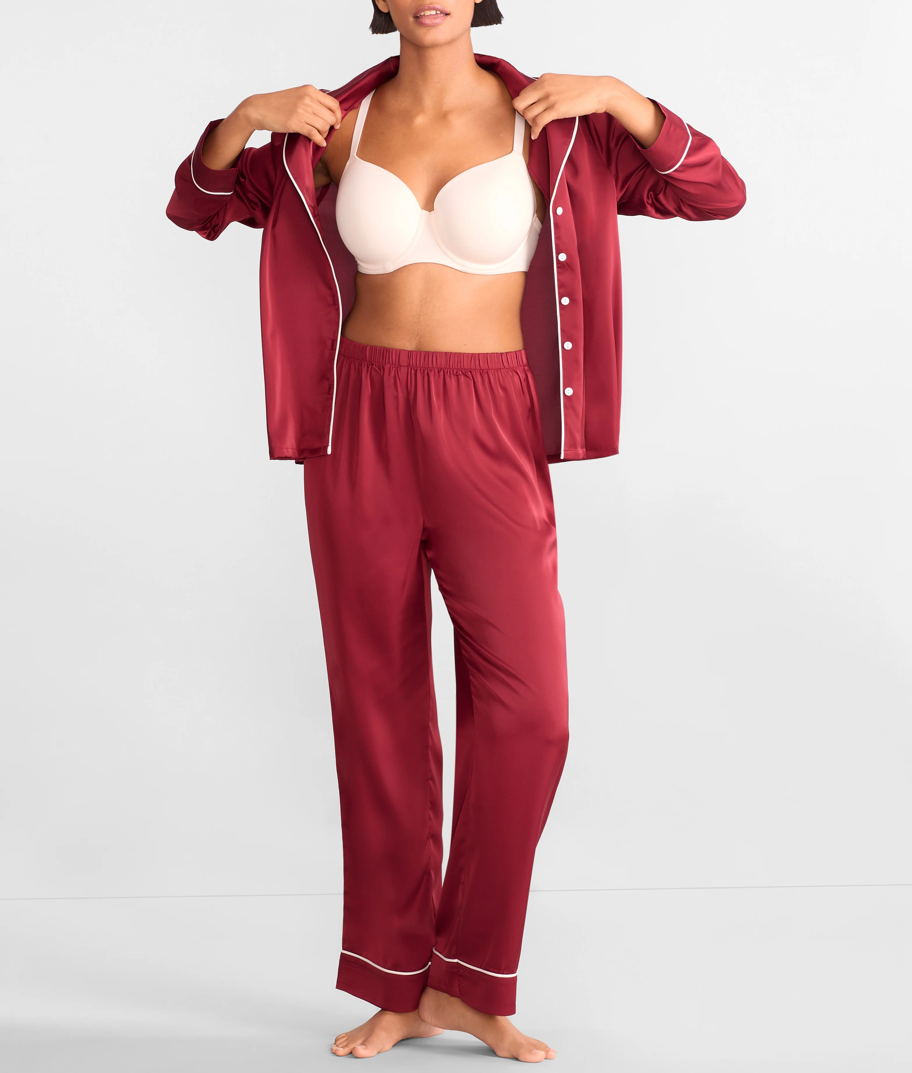 The Washed Satin Pajama Set - Image 8