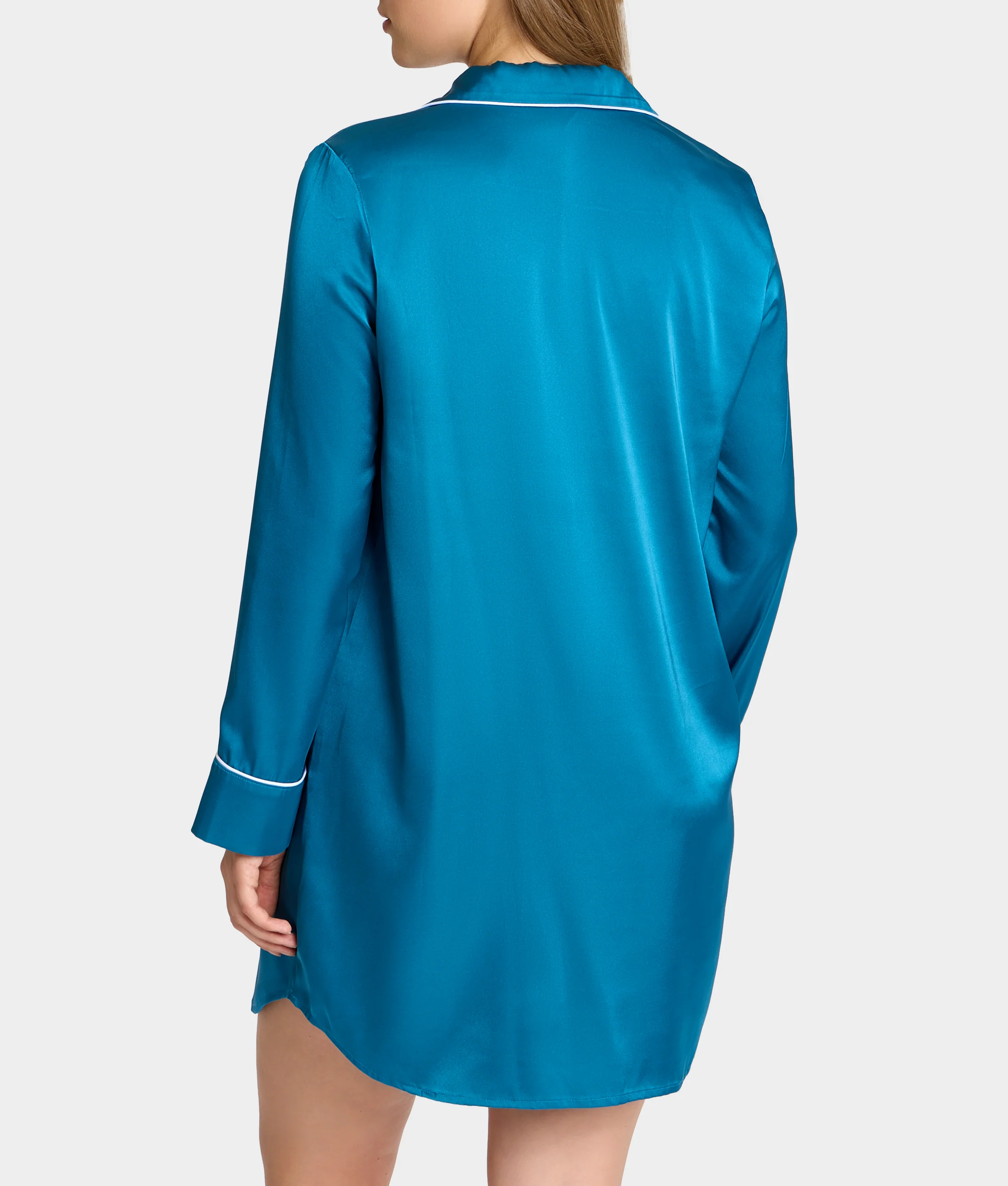 The Washed Satin Sleep Shirt - Image 30