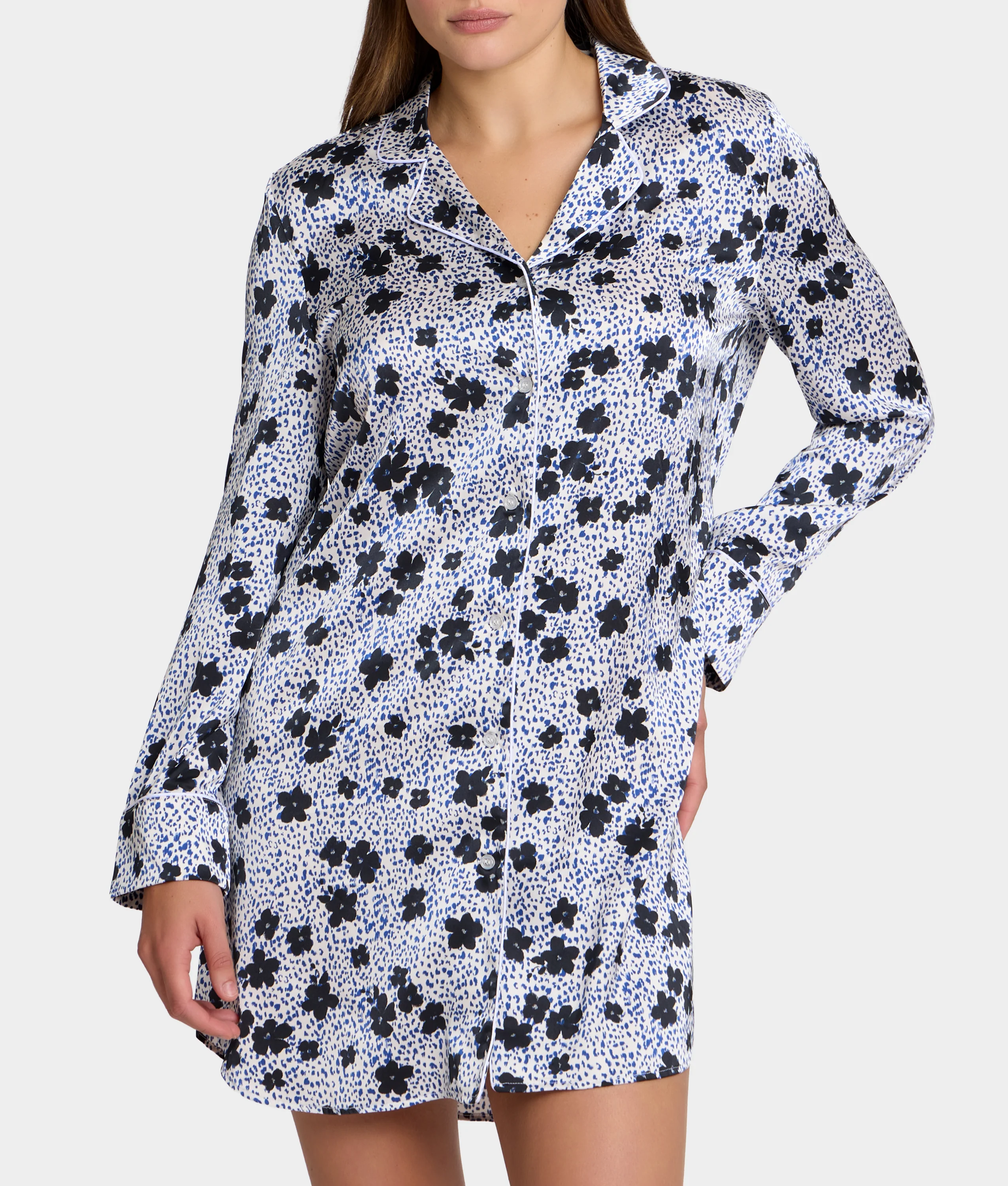 The Washed Satin Sleep Shirt - Image 32