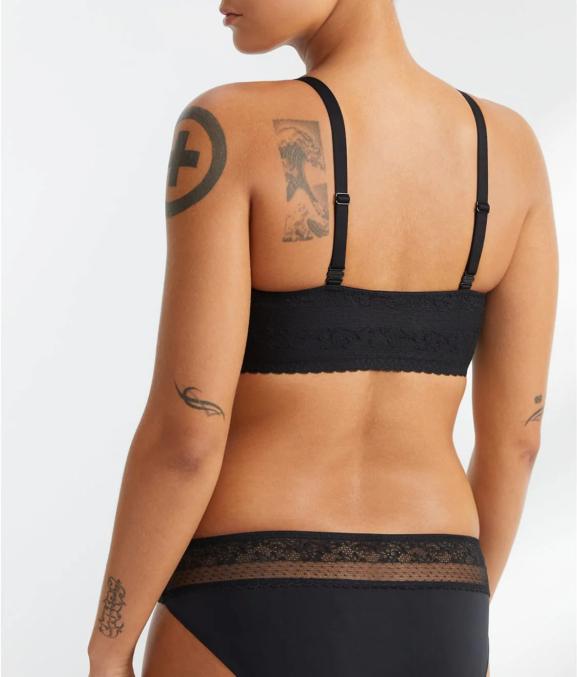 The Wire-Free Front-Close Bra with Lace - Image 3