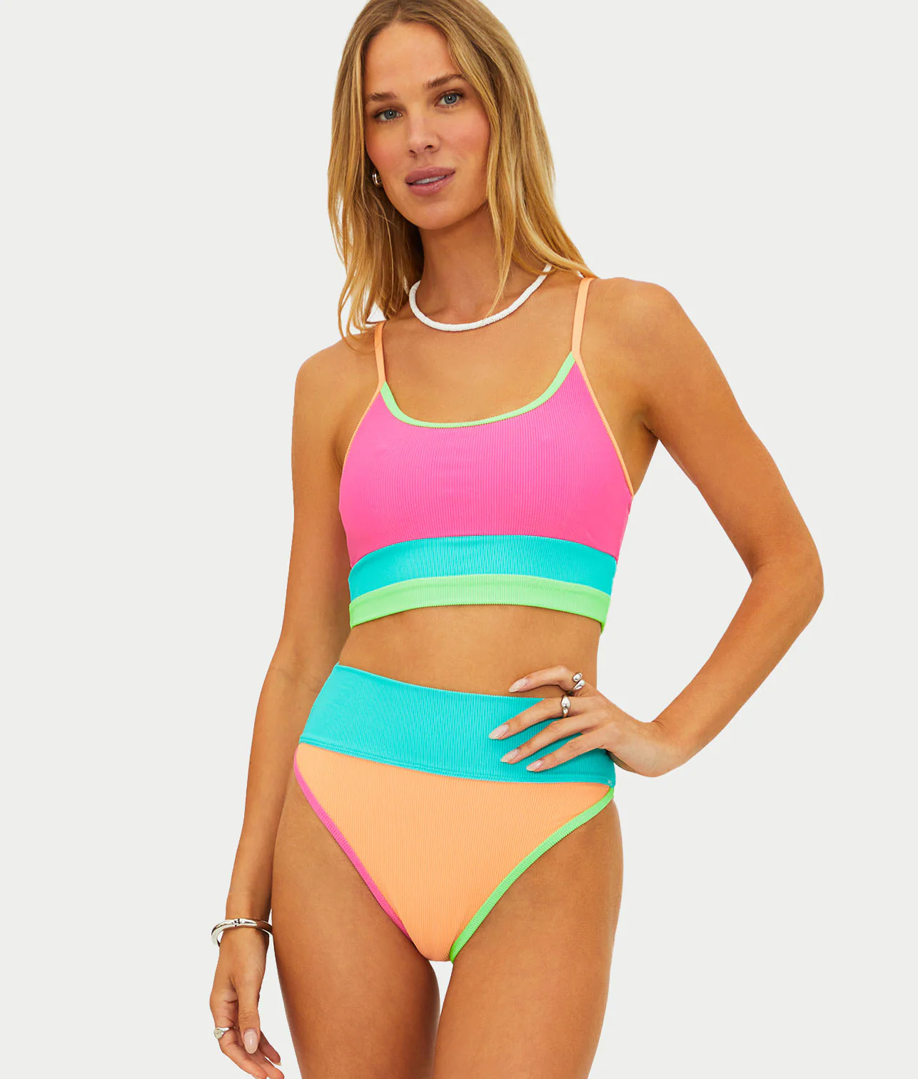 Emmy High-Waist Bikini Bottom
