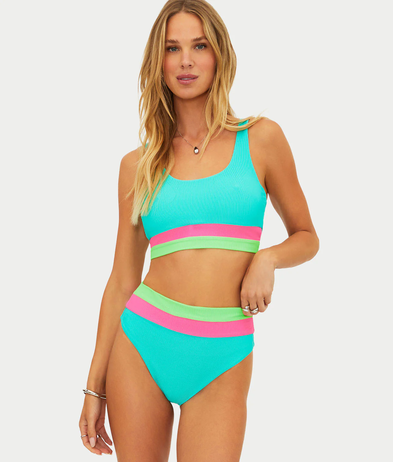 Heidi High-Waist Bikini Bottom