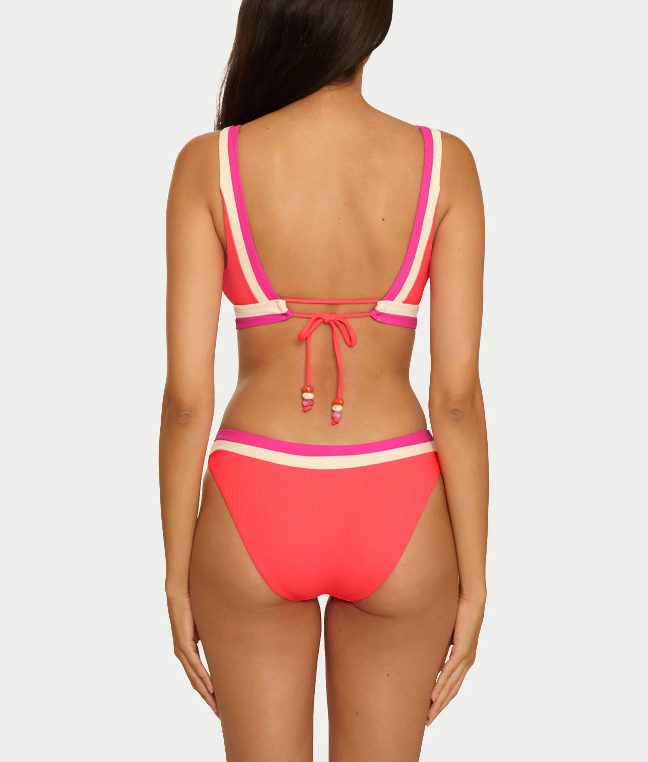 Coast Line Plunge Bikini Top - Image 2
