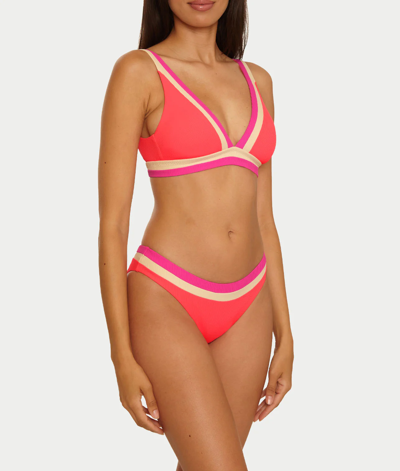 Coast Line Plunge Bikini Top - Image 3
