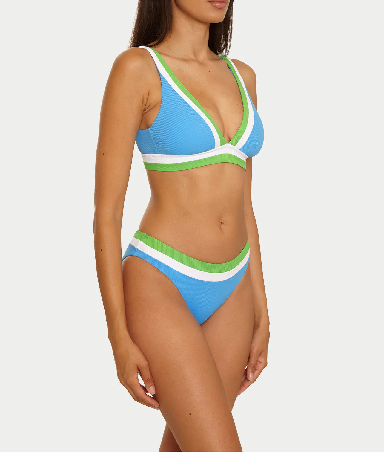 Coast Line Plunge Bikini Top - Image 9