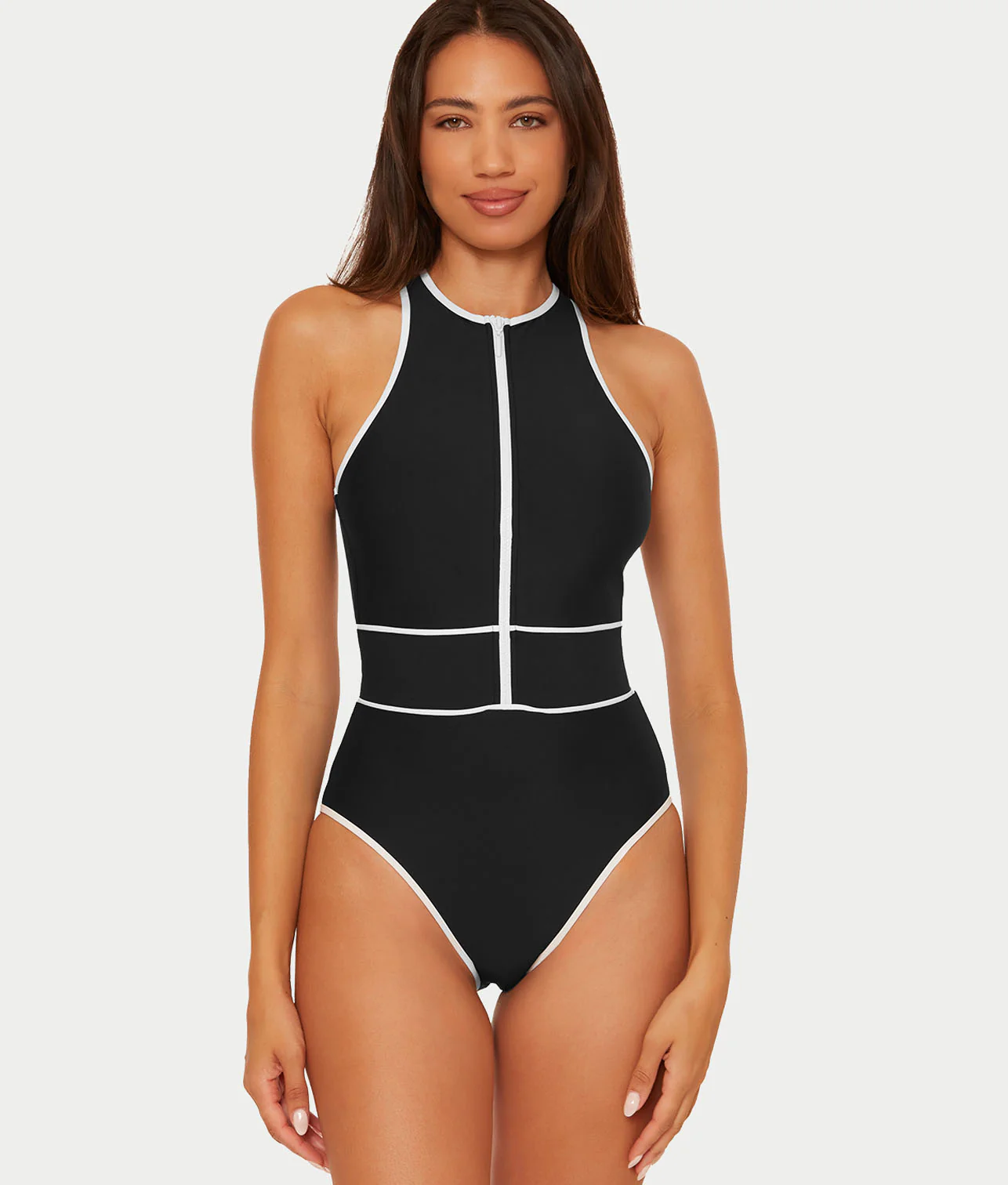 Sport Mode High-Neck One-Piece - Image 5