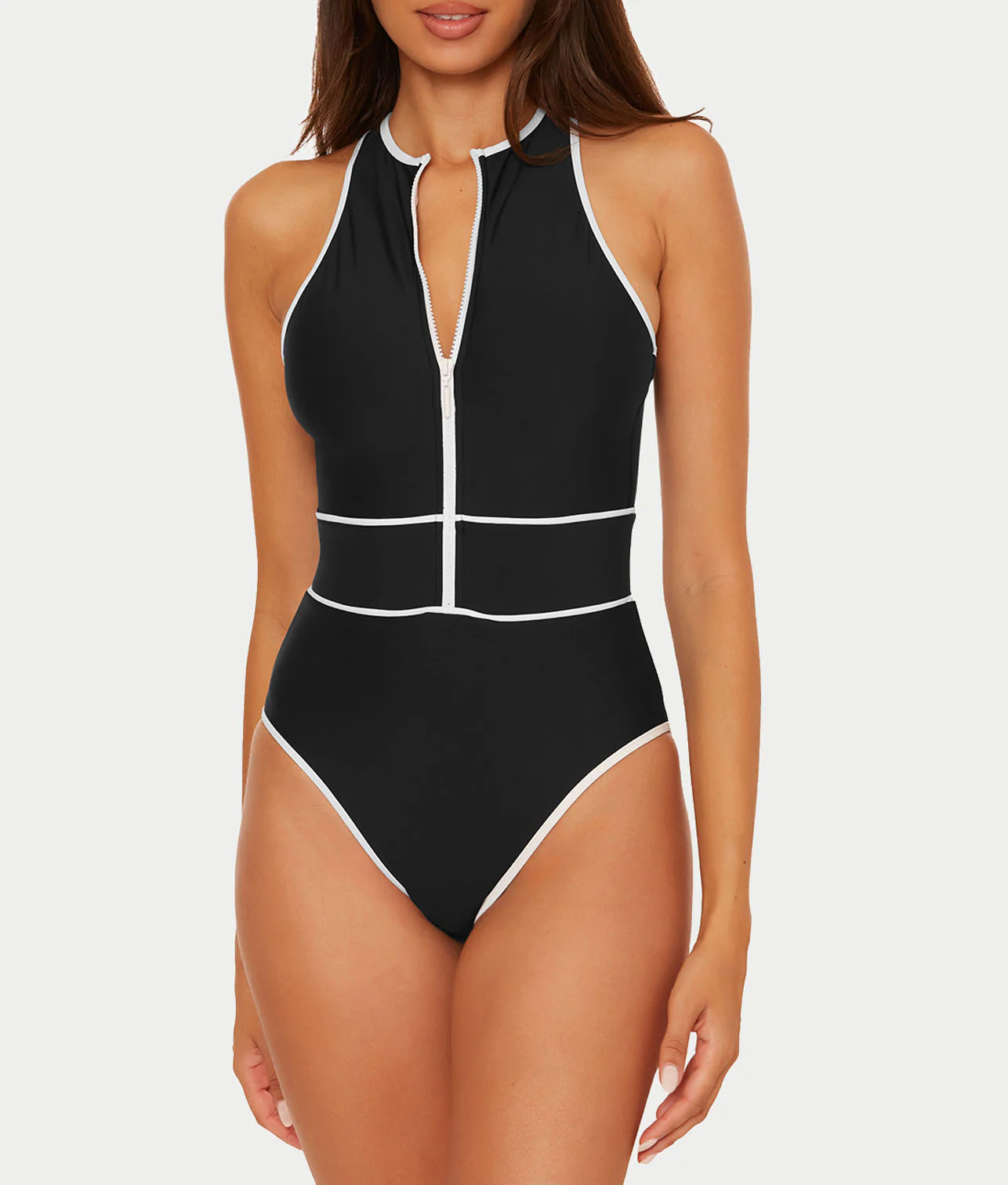 Sport Mode High-Neck One-Piece - Image 8