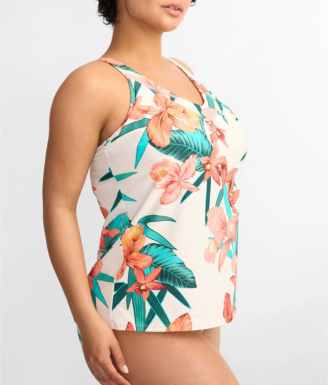 Island Flora Core Underwire Tankini Top - Image 3