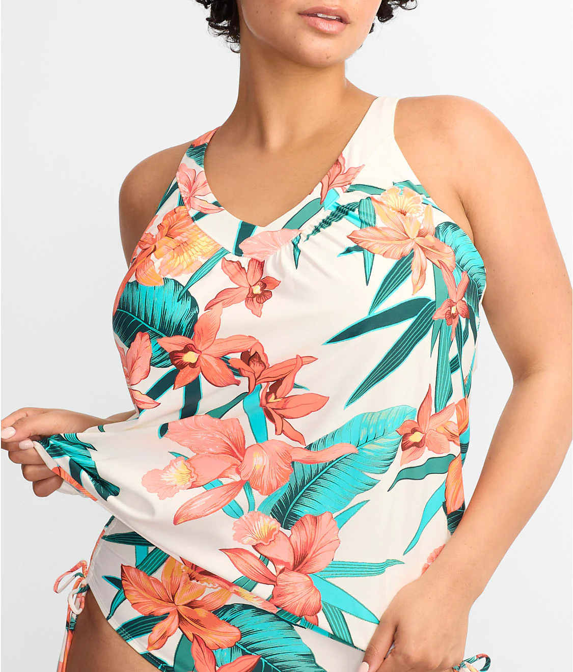 Island Flora Core Underwire Tankini Top - Image 4