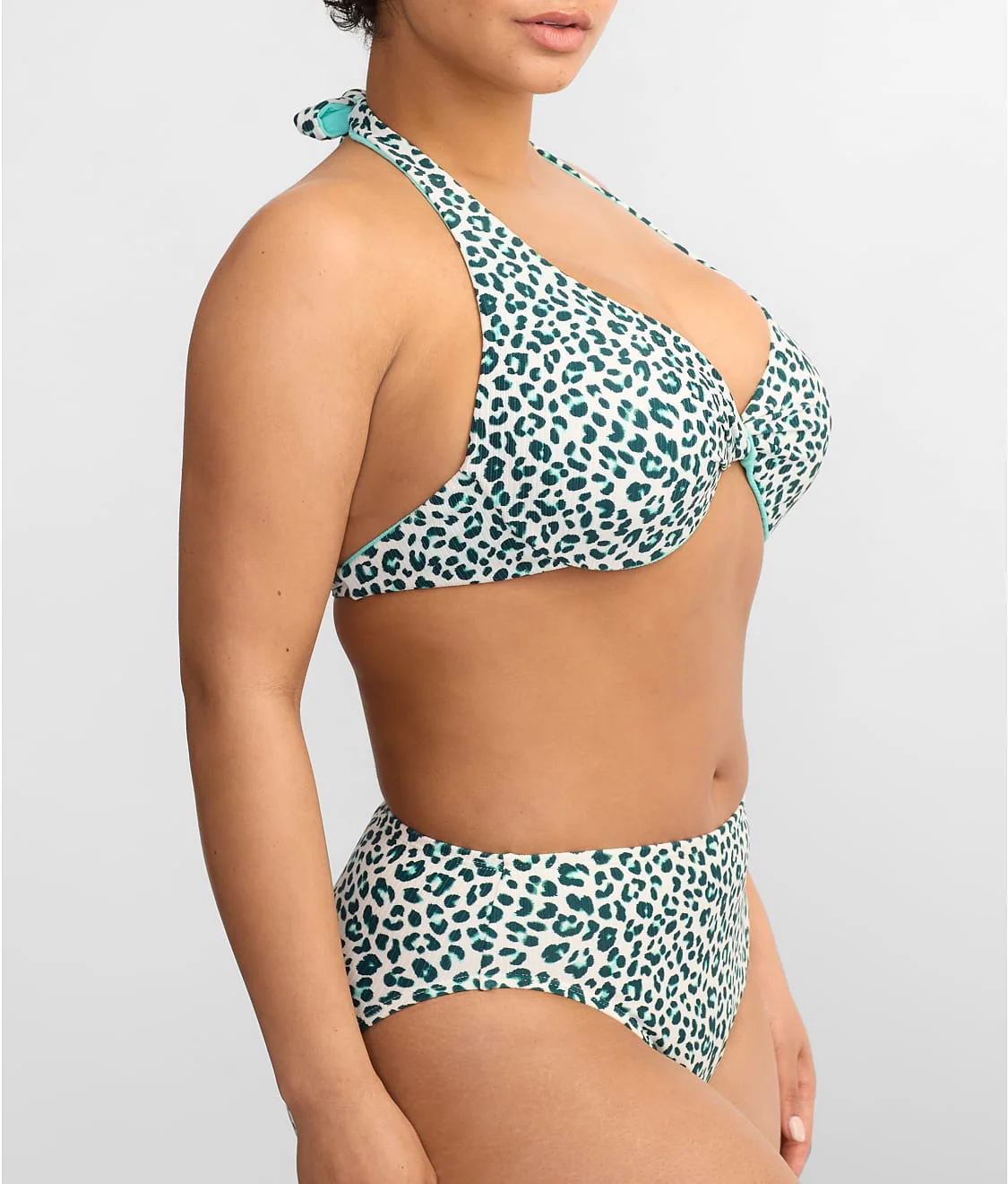 Summer Cheetah Verso Reversible Bikini Top - Image 4
