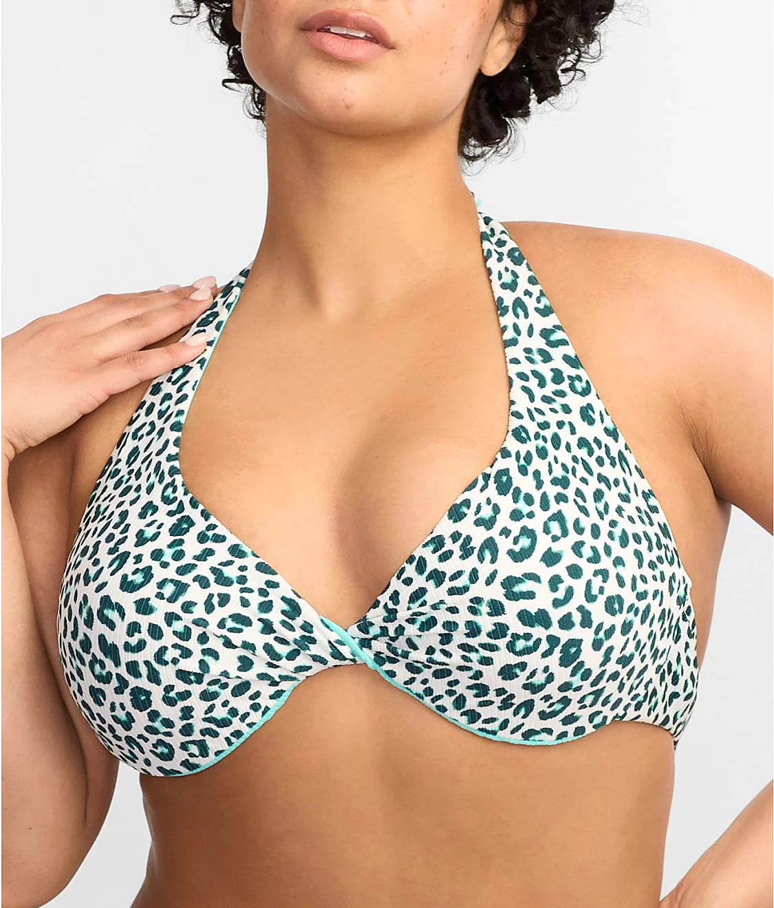 Summer Cheetah Verso Reversible Bikini Top - Image 5