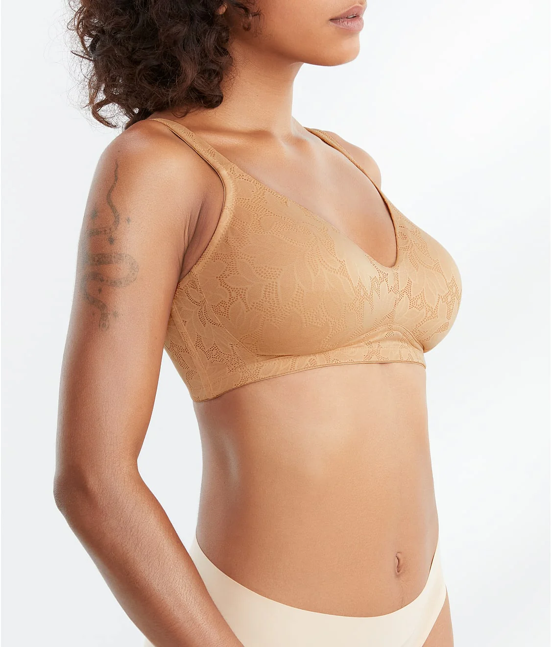Jolie Jacquard Wire-Free Minimizer Bra - Image 4