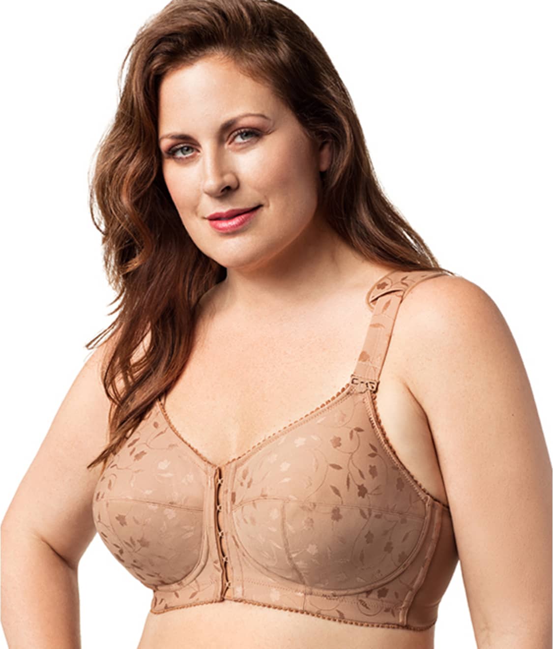 Lexington Jacquard Front-Close Wire-Free Bra - Image 3