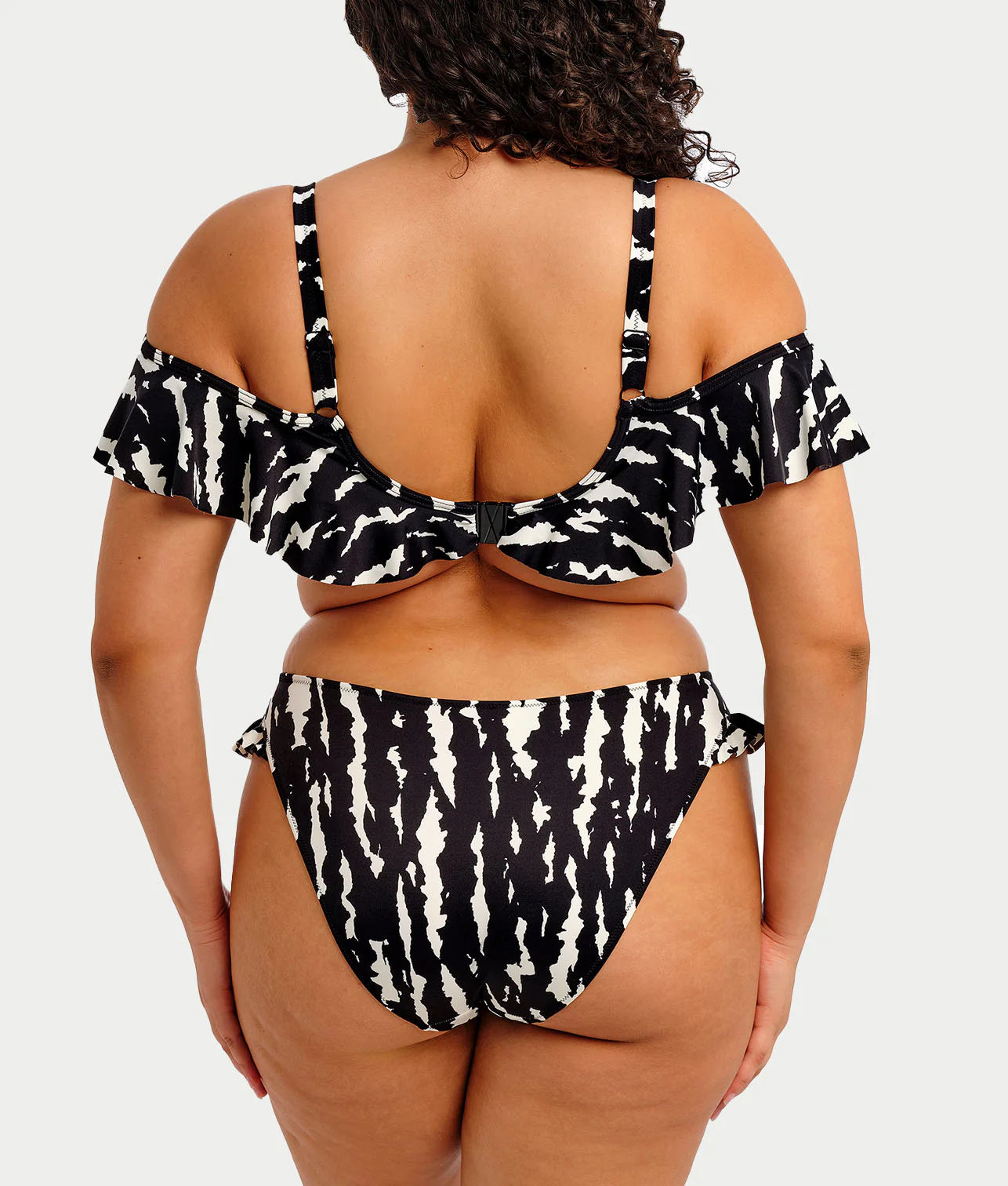 Plus Size Echo Shell Hi-Cut Bikini Bottom - Image 2