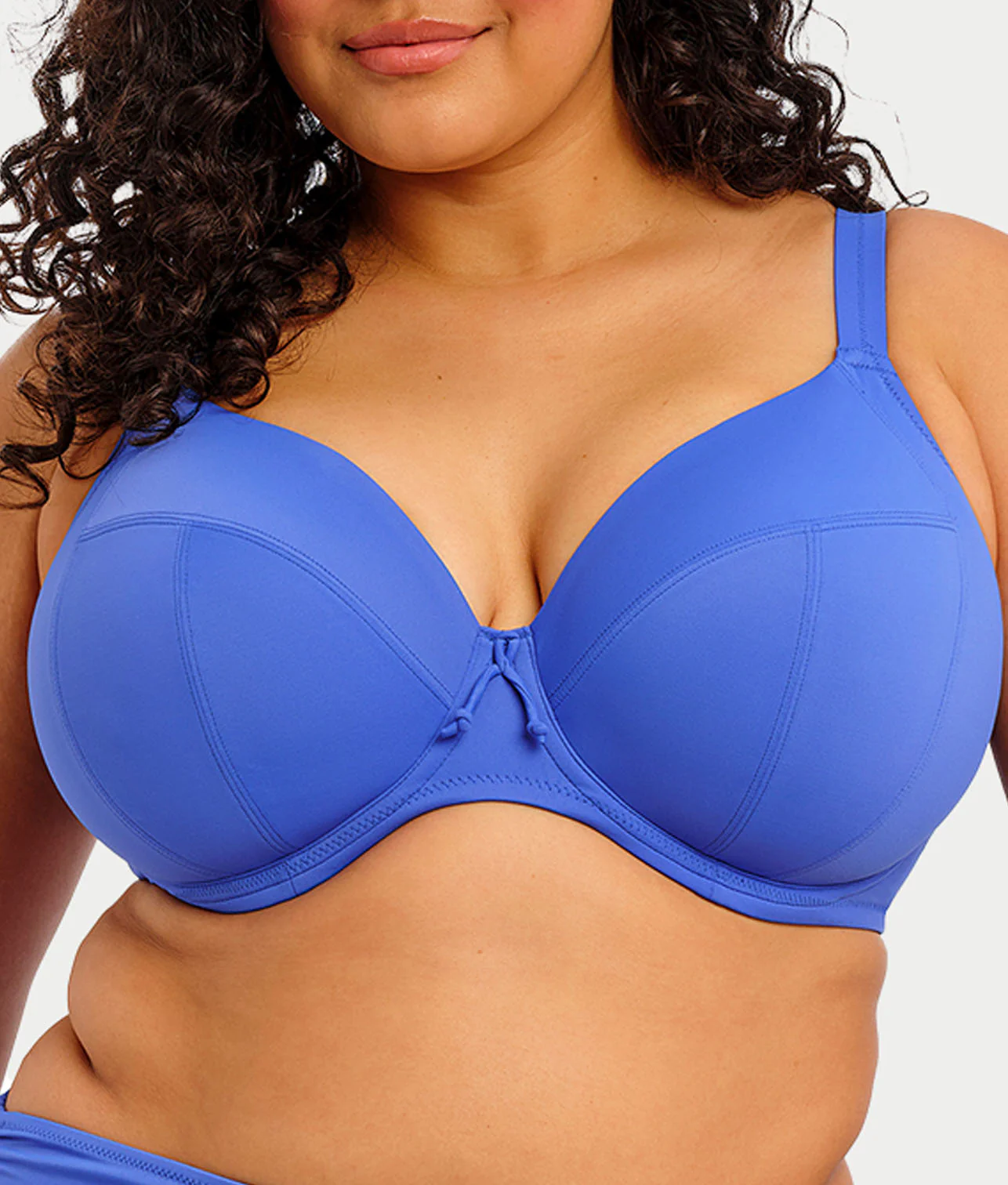 Plus Size Plain Sailing Plunge Bikini Top - Image 4