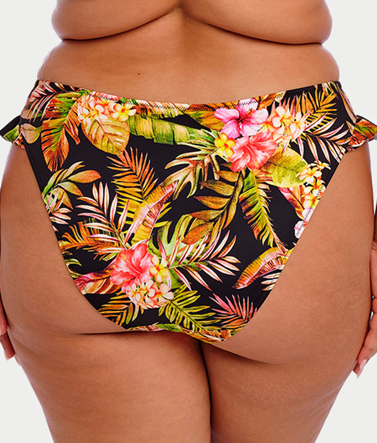 Plus Size Tiger Valley Hi-Cut Bikini Bottom - Image 5