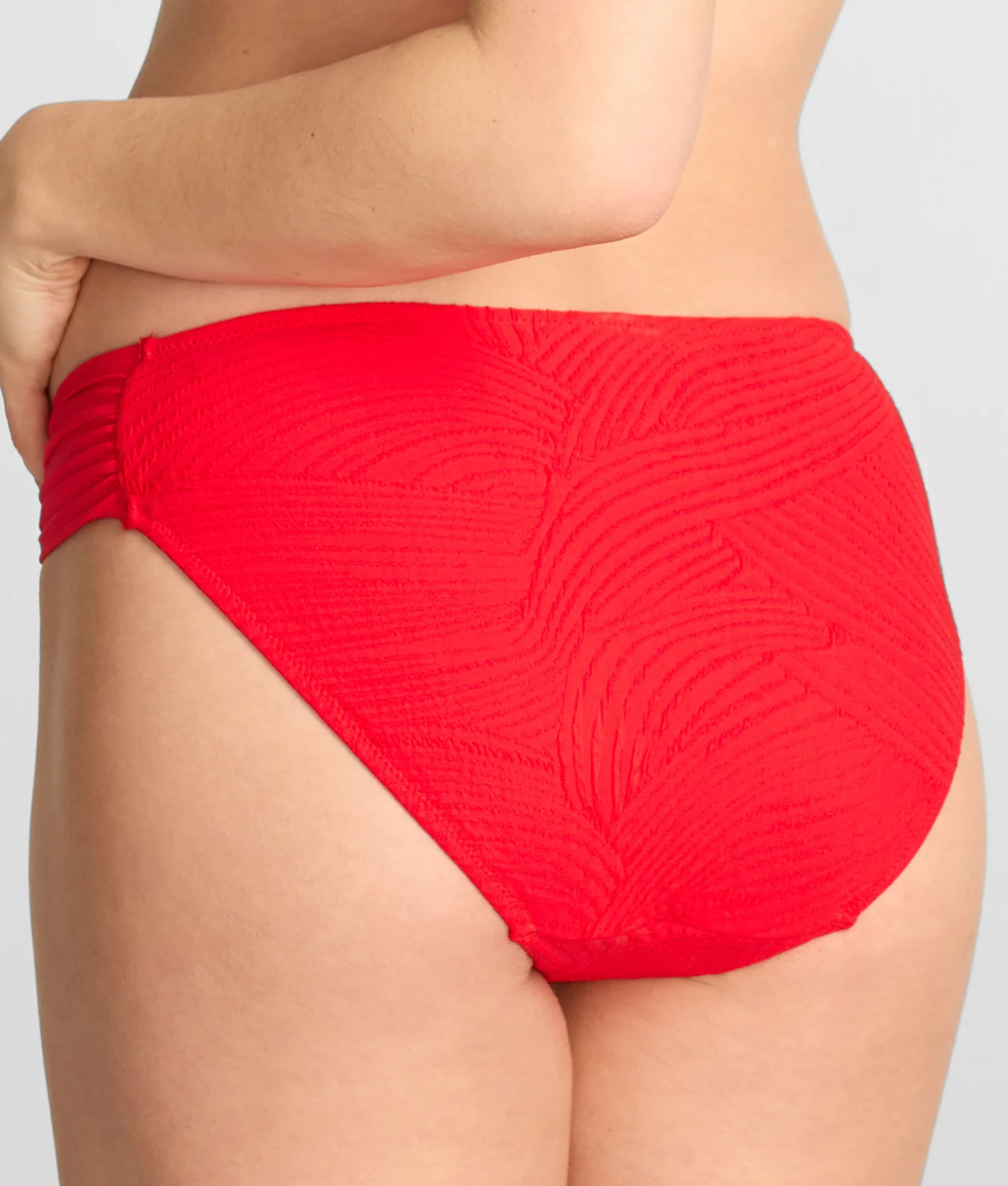 Ottawa Mid Rise Gathered Bikini Bottom - Image 4