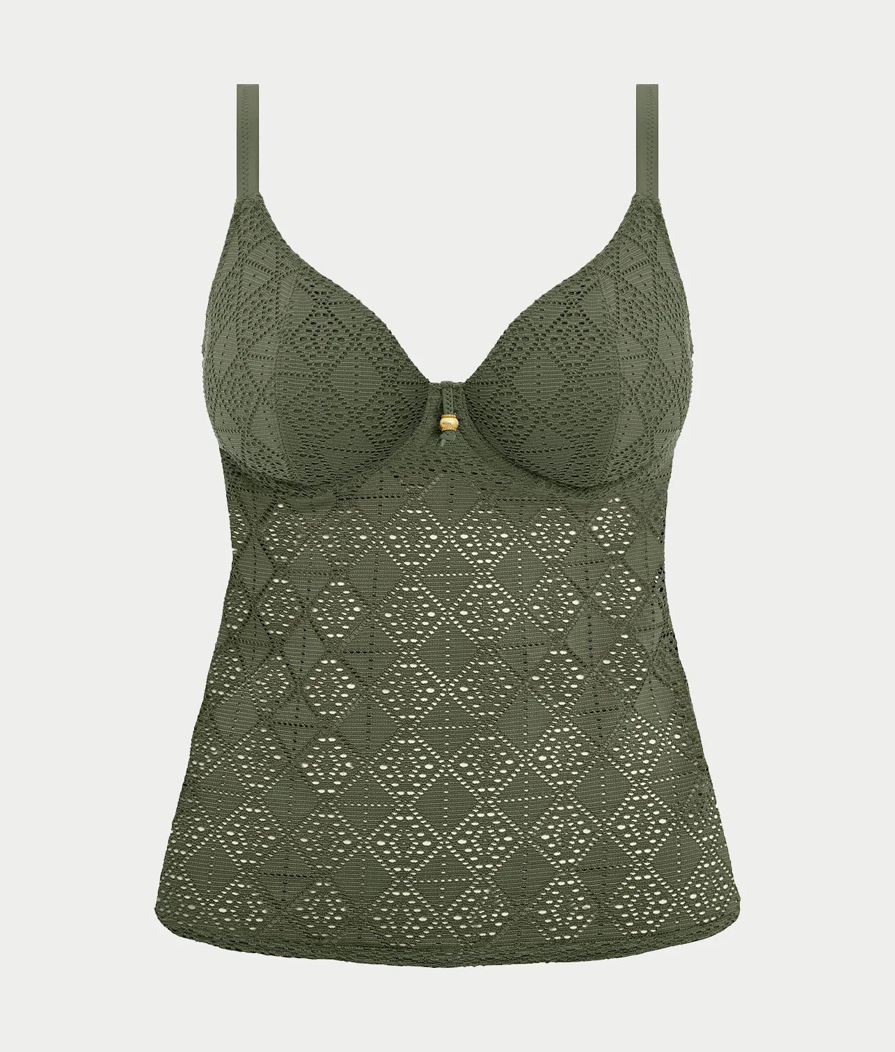 Nomad Nights Underwire Plunge Tankini Top - Image 4