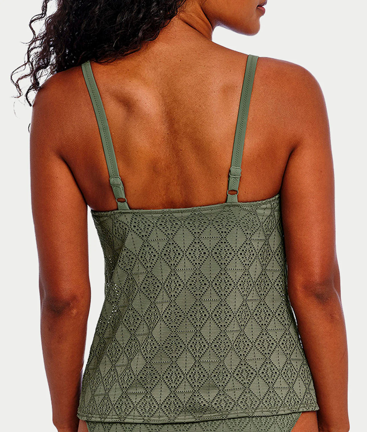 Nomad Nights Underwire Plunge Tankini Top - Image 6