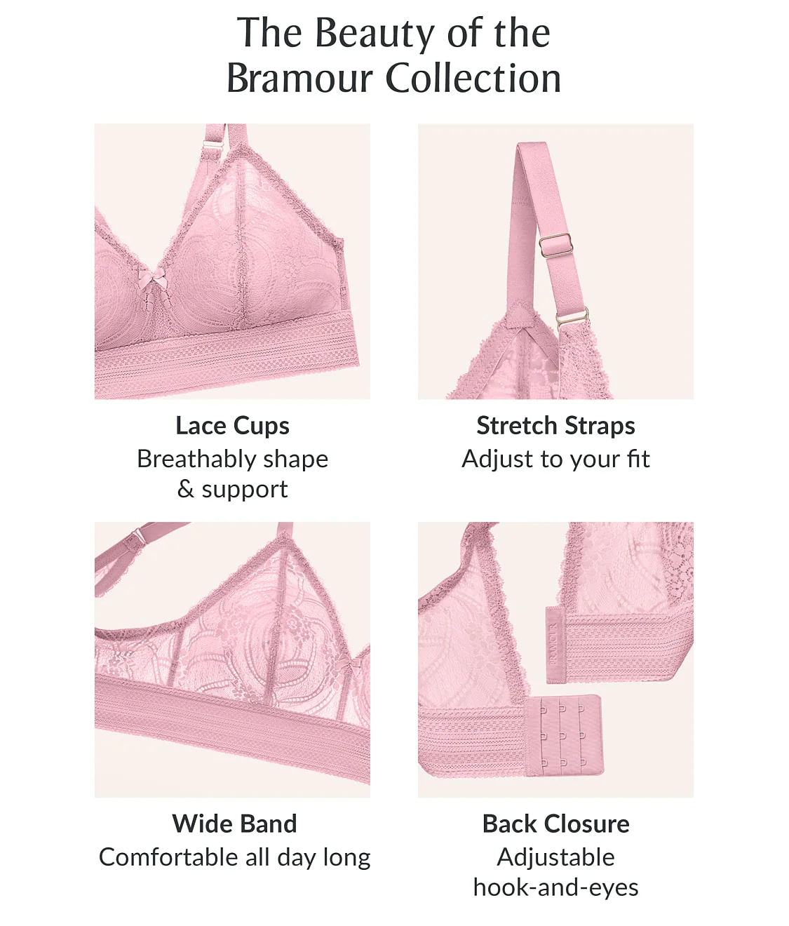 Bramour Gramercy Luxe Lace Bralette - Image 4
