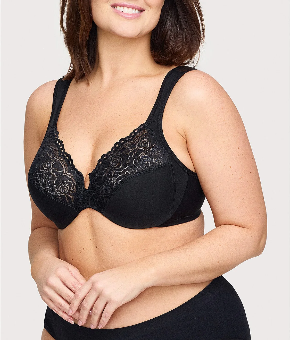 Low Cut WonderWire Lace Bra - Image 8