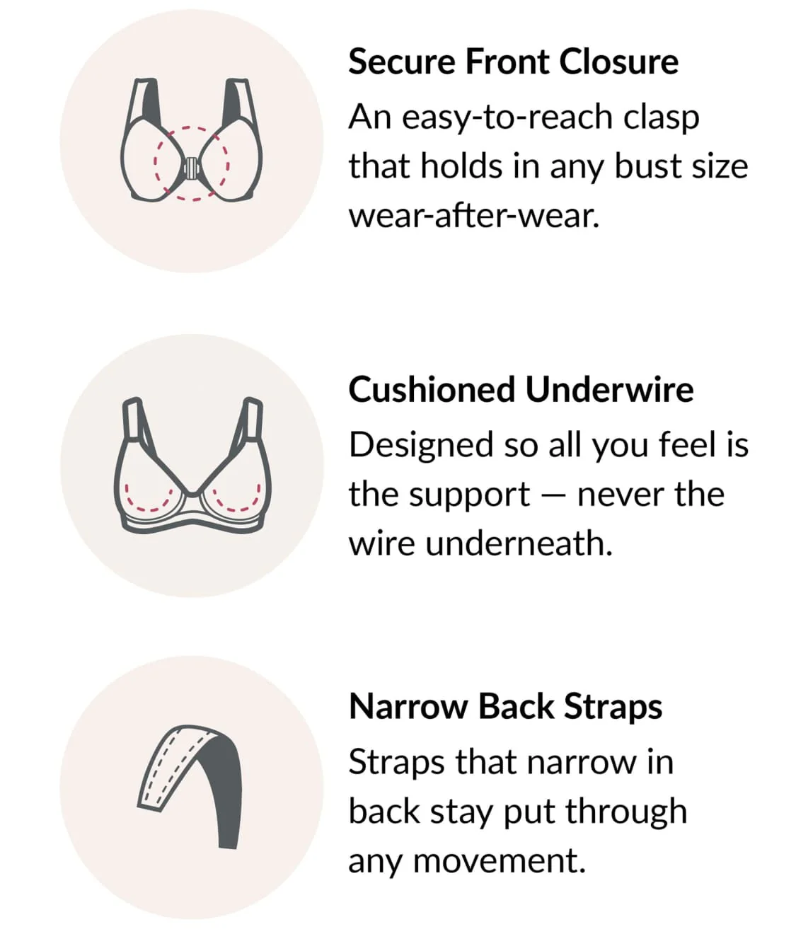 WonderWire Lacey T-Back Front-Close Bra - Image 22