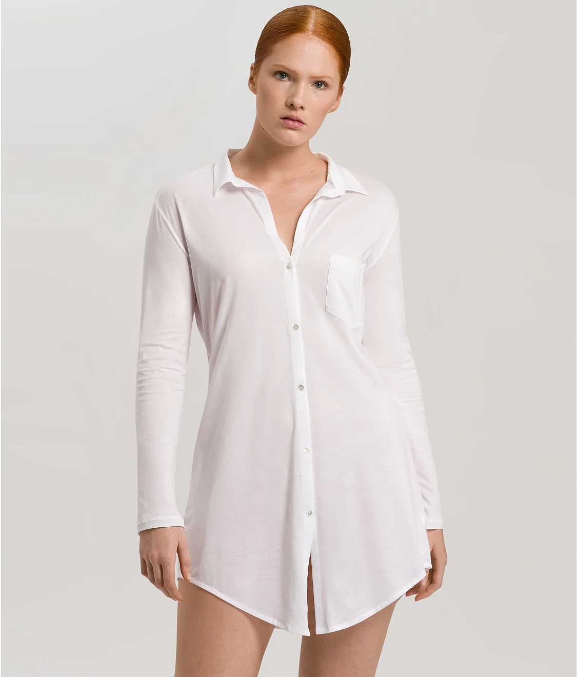 Cotton Deluxe Button-Front Sleep Shirt - Image 15