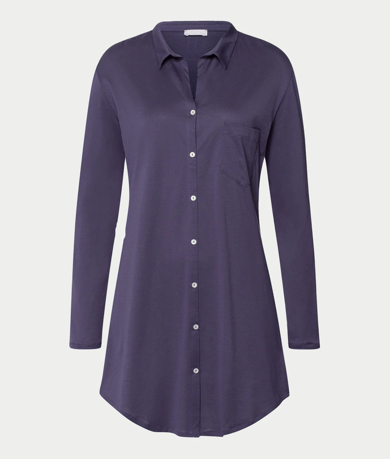 Cotton Deluxe Button-Front Sleep Shirt - Image 5