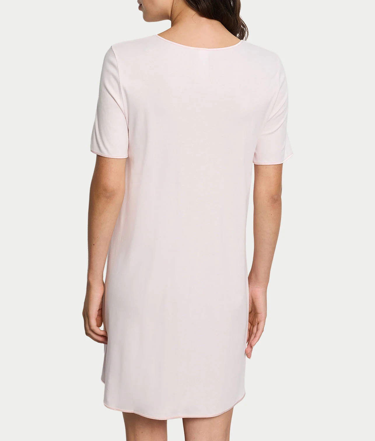 Cotton Silk V-Neck Cotton Nightgown - Image 2
