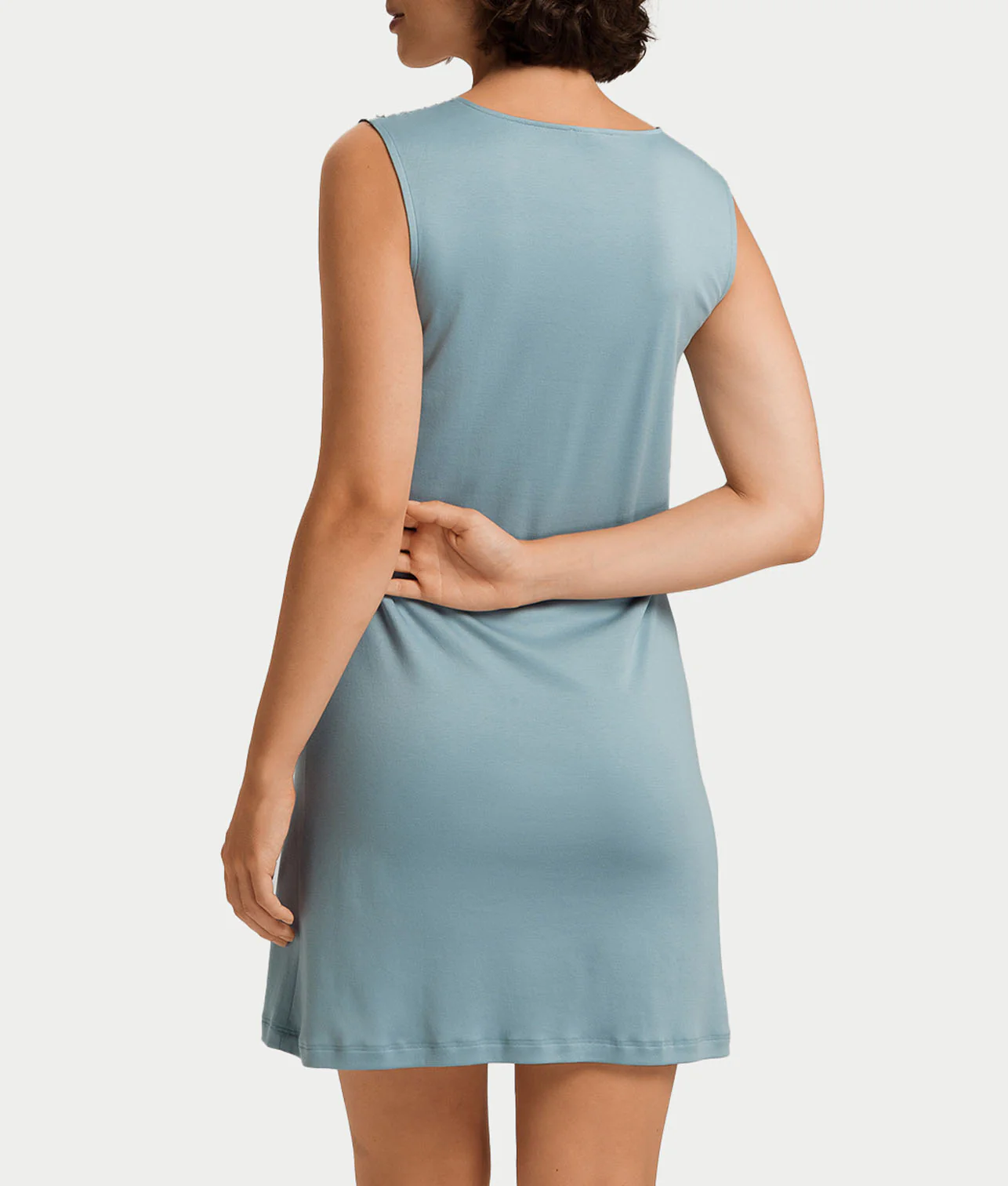 Moments V-Neck Cotton Tank Nightgown - Image 11