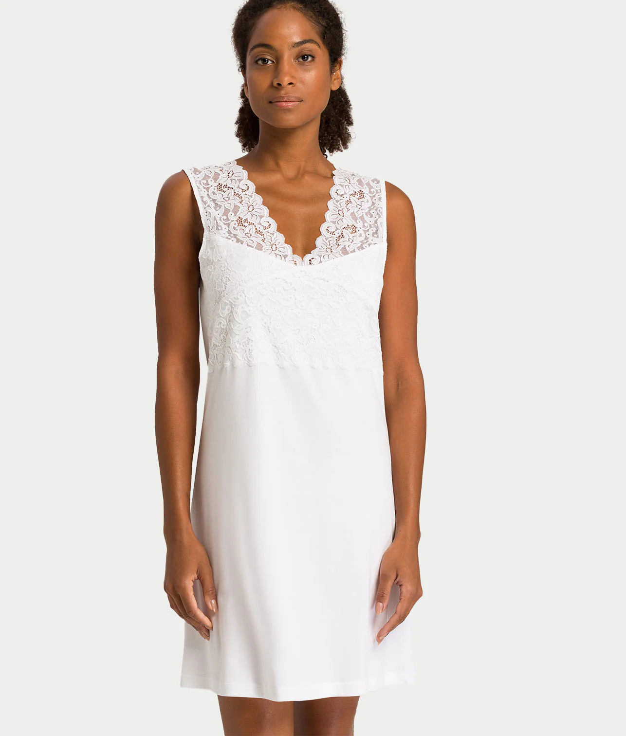 Moments V-Neck Cotton Tank Nightgown - Image 20