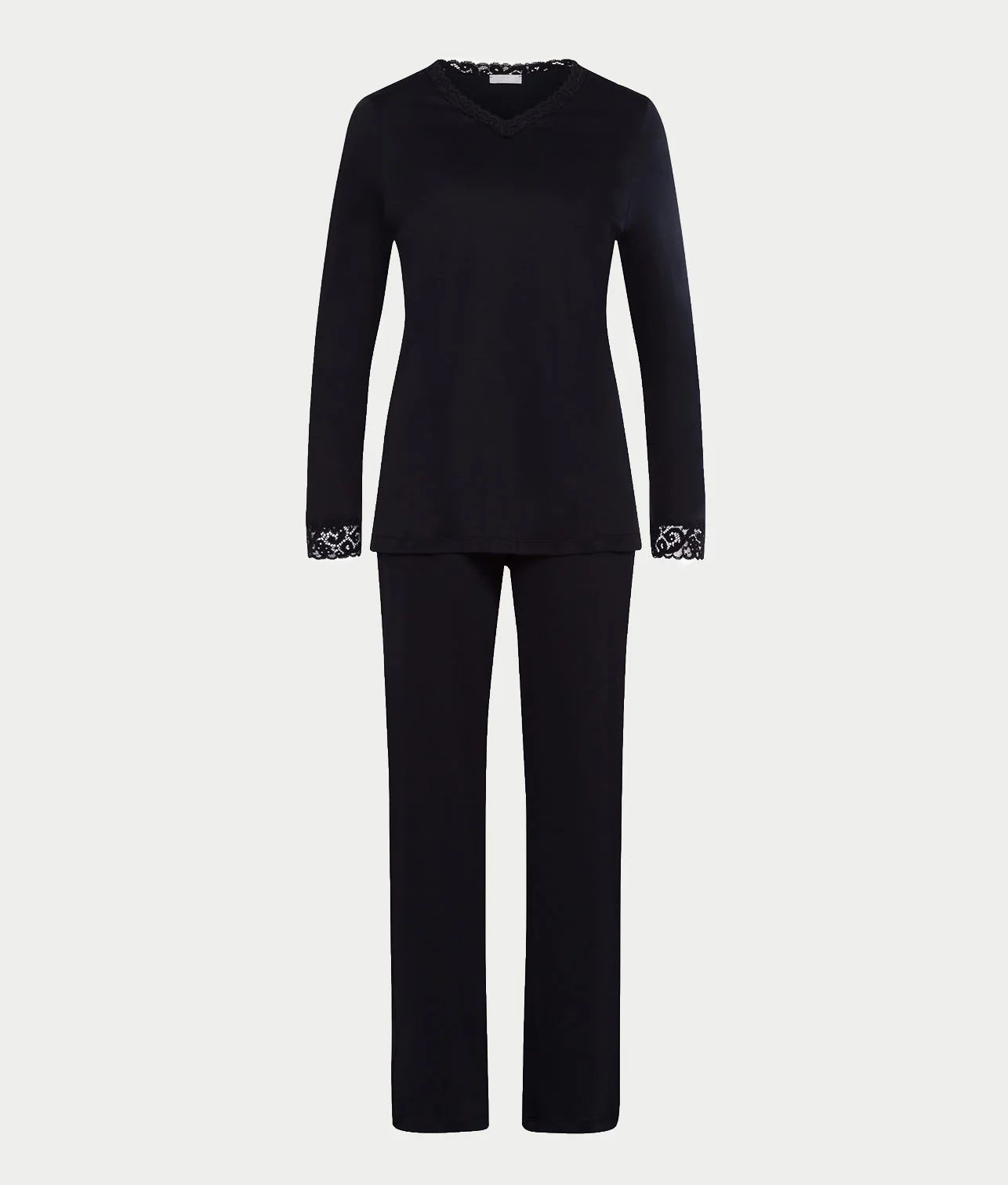 Moments Lace Trim Cotton Pajama Set - Image 4