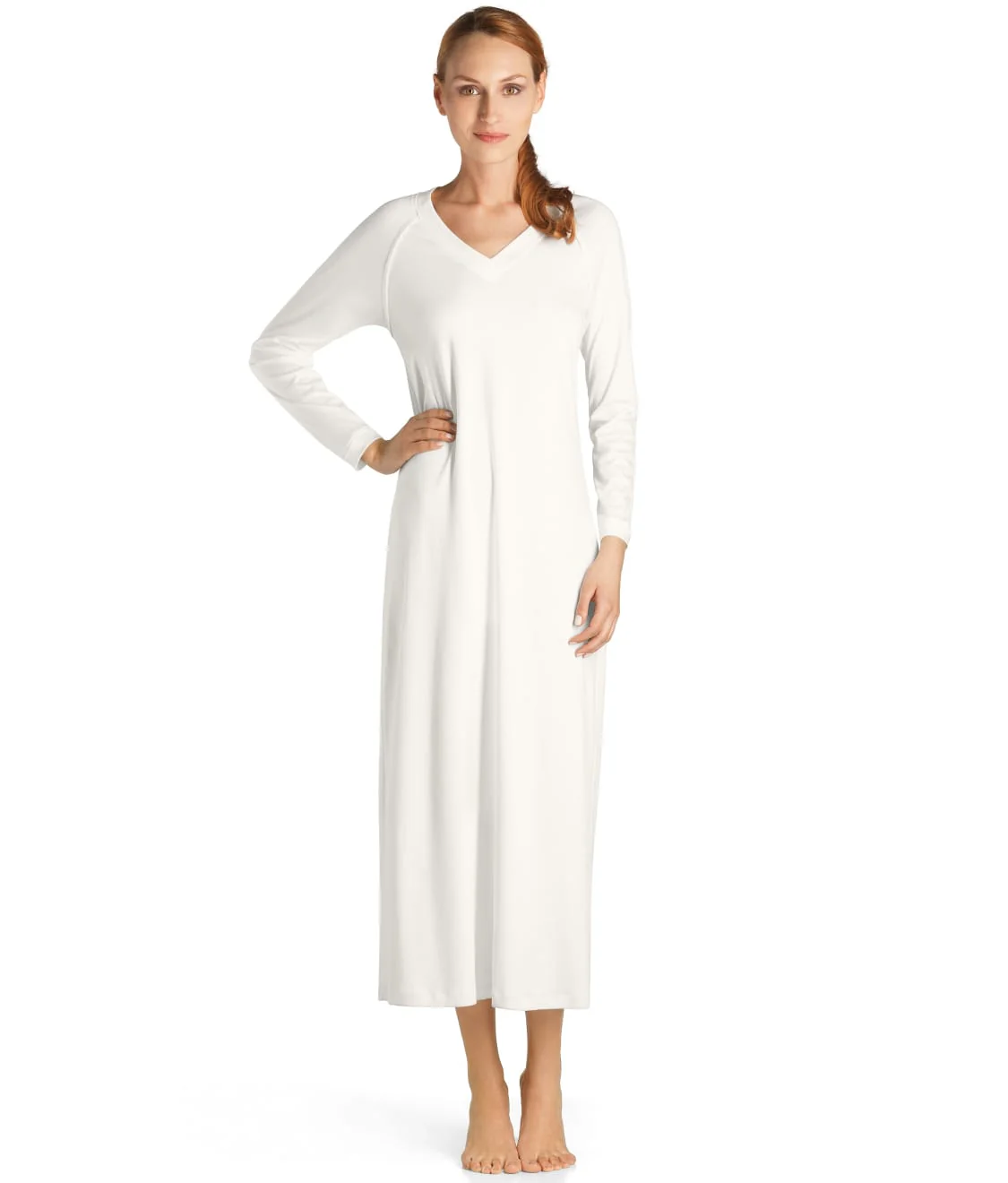 Pure Essence V-Neck Cotton Nightdress - Image 9