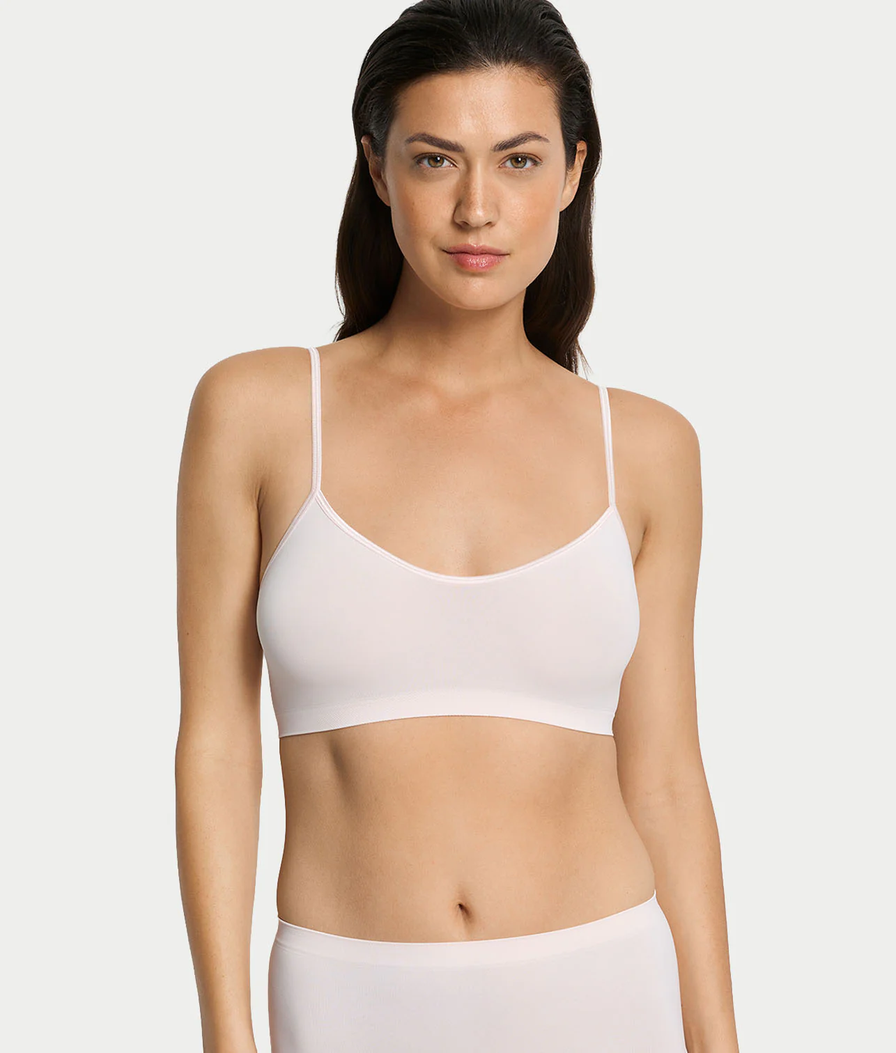 Touch Feeling Spaghetti Crop Top