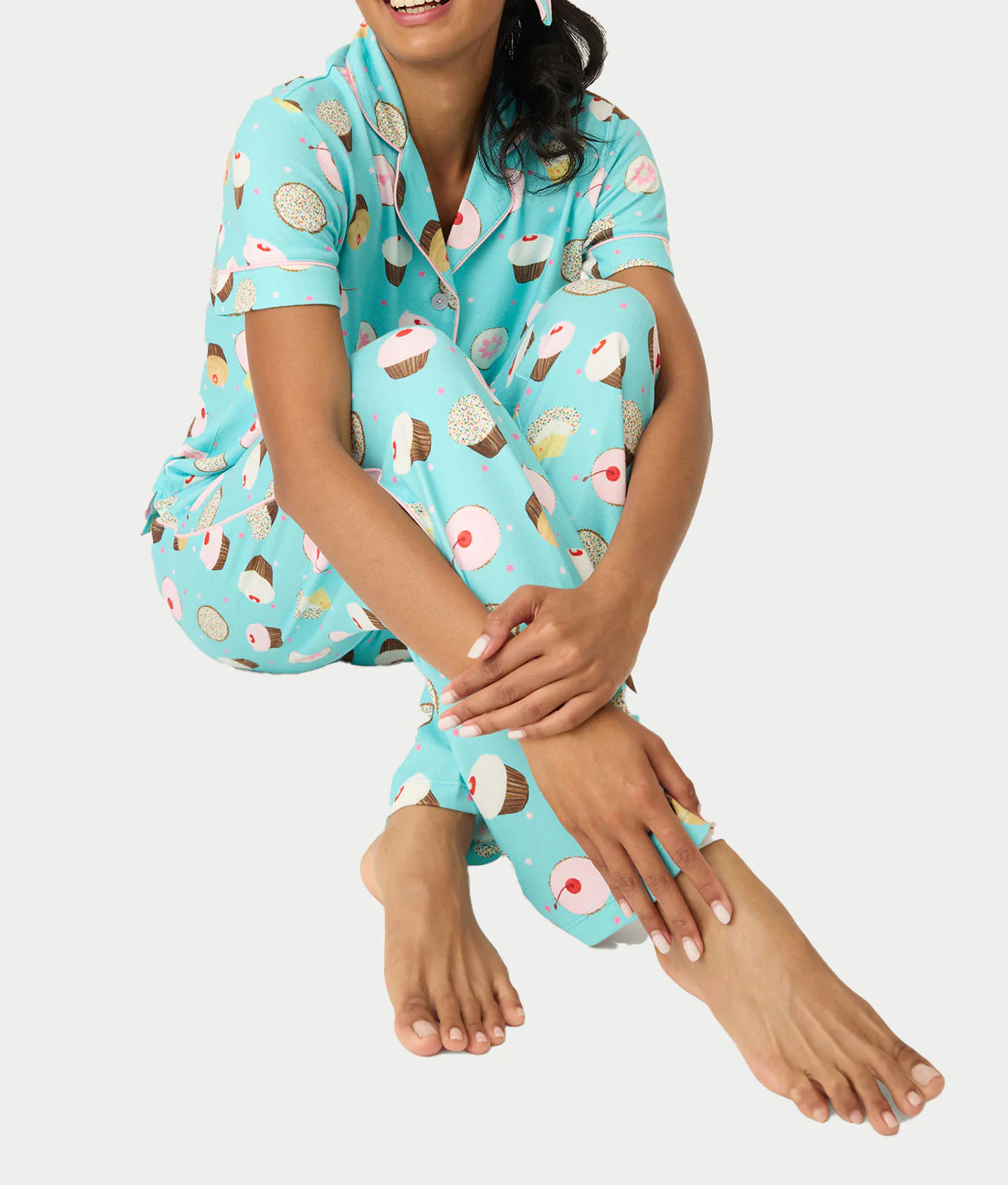 Sweet Life 3-Piece Knit Pajama Set - Image 4