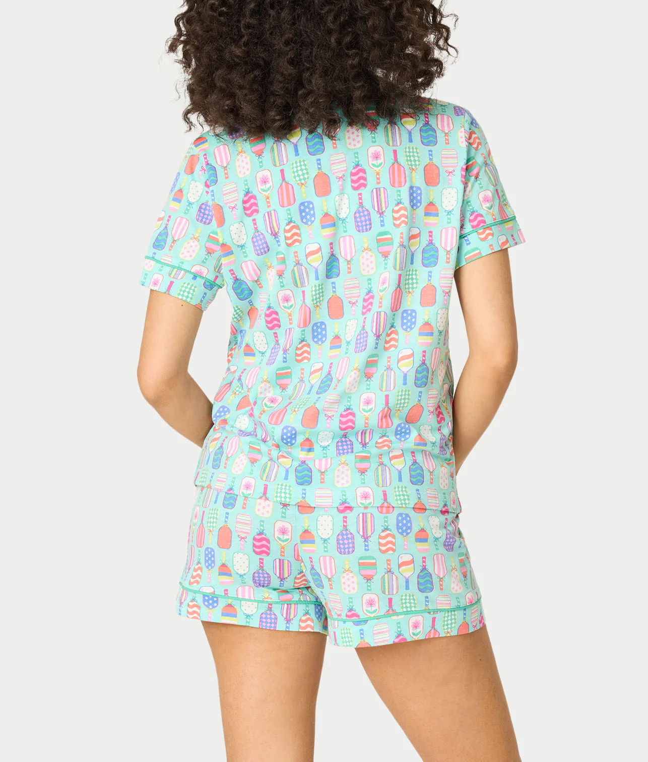 Whimsy Knit Shorts Pajama Set - Image 2