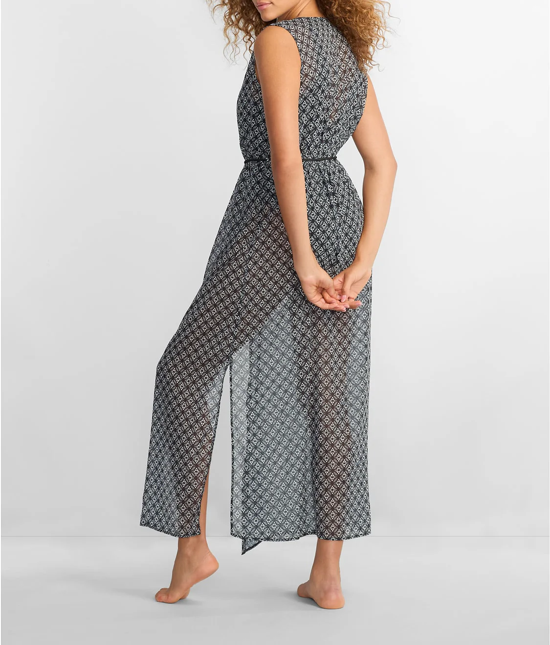 Crinkle Chiffon Long Wrap - Image 4