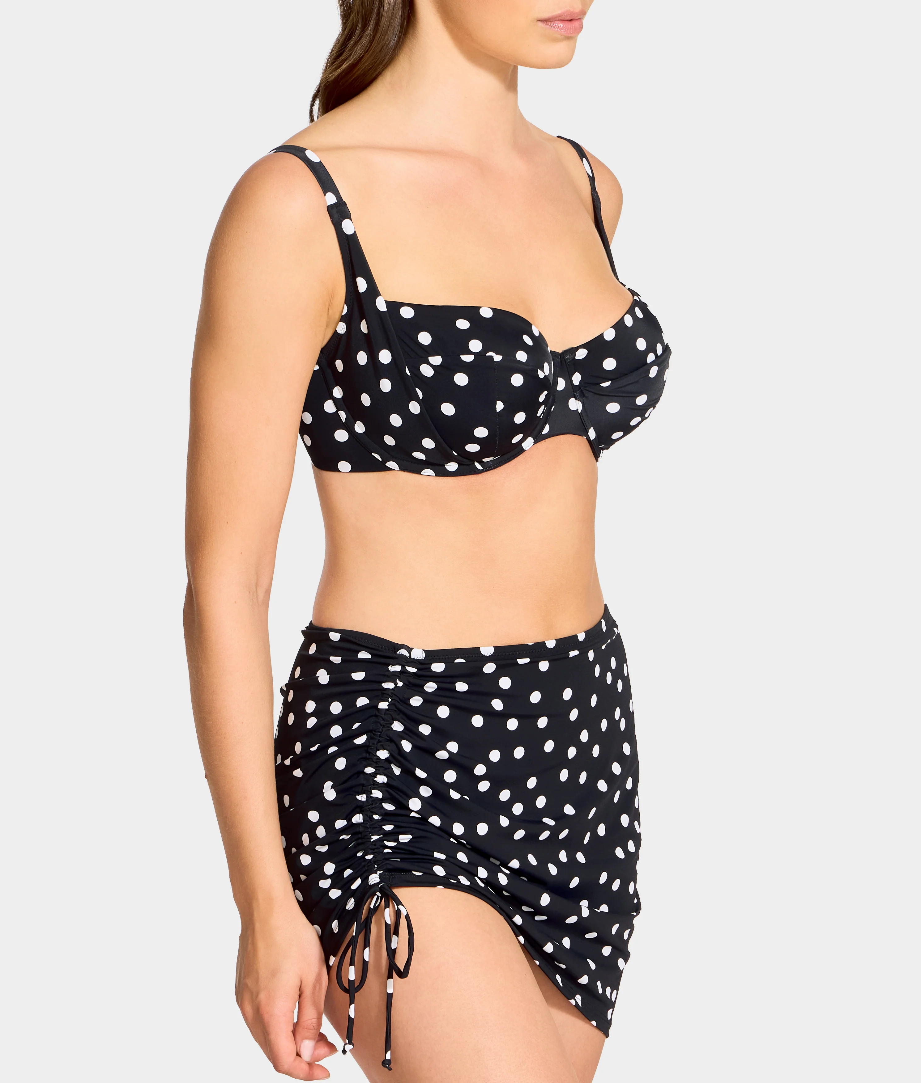 Polka Dot Florence Balcony Bikini Top - Image 3