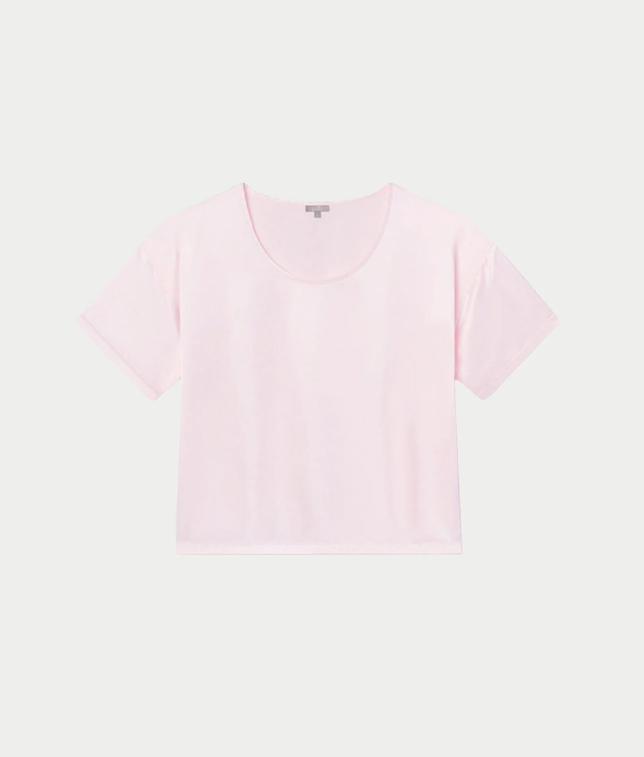 Brie Satin Short Sleeve Tee - Image 7