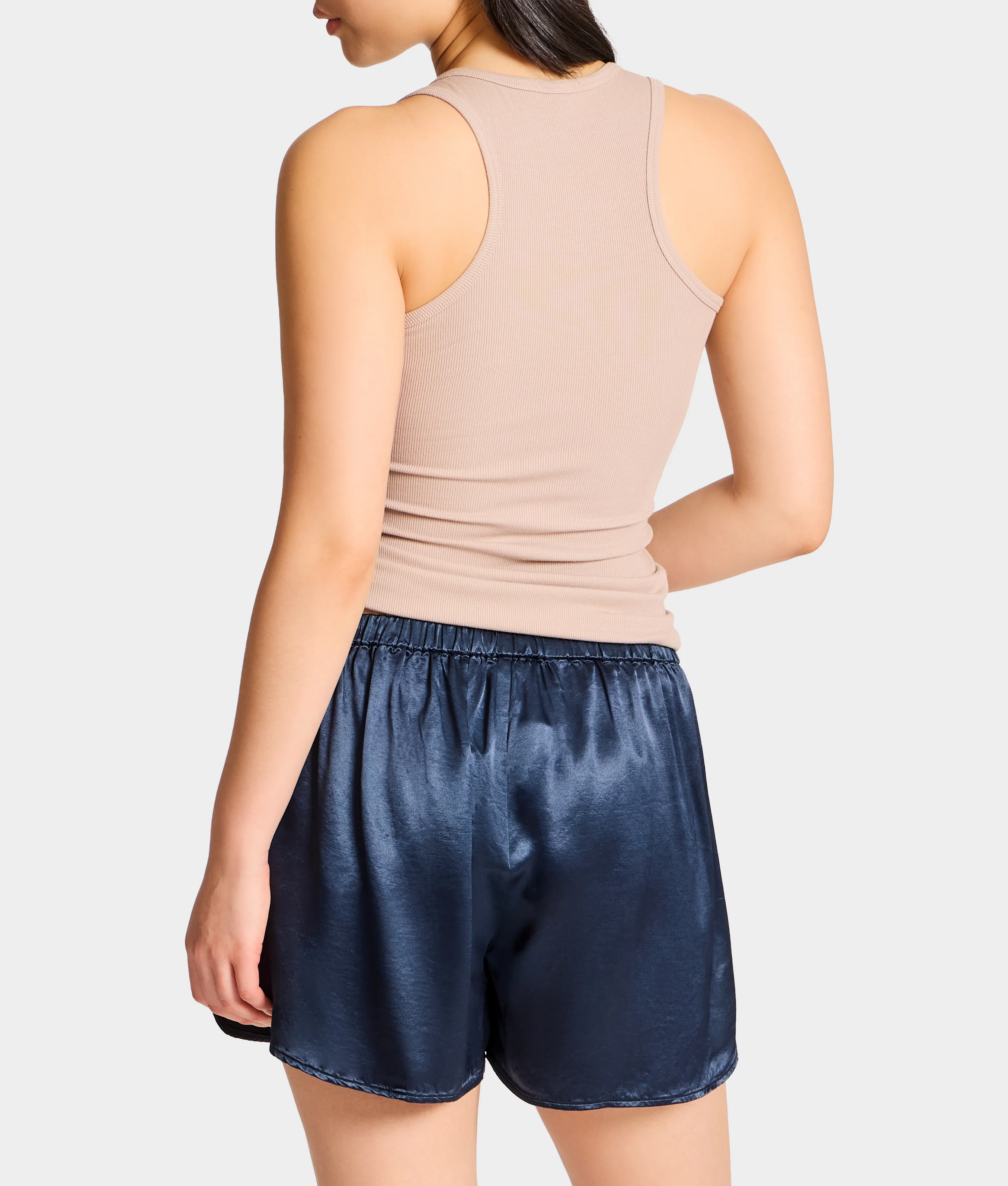 Brittany Satin Sleep Shorts - Image 6